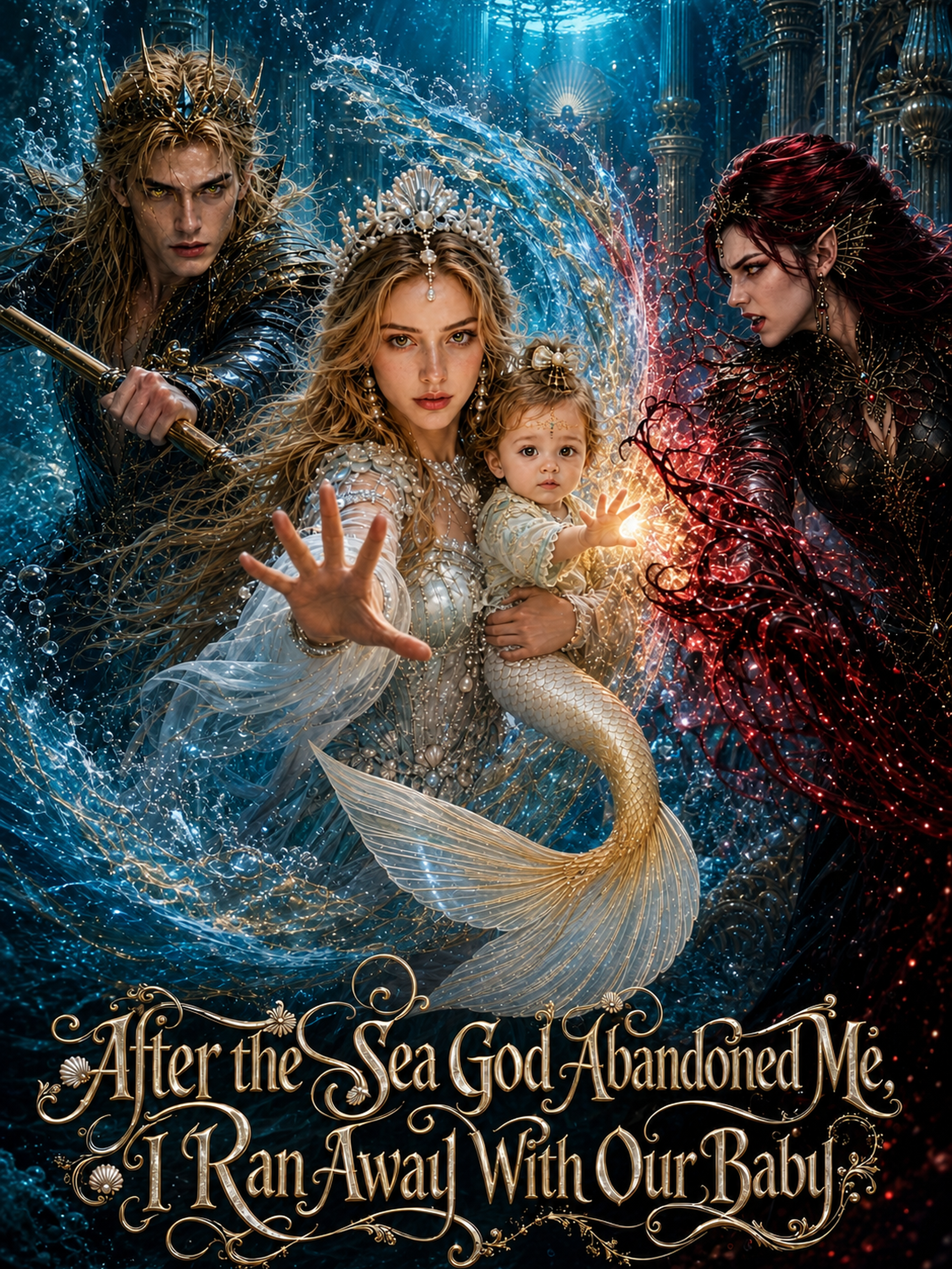 After the Sea God Abandoned Me, I Ran Away With Our Baby