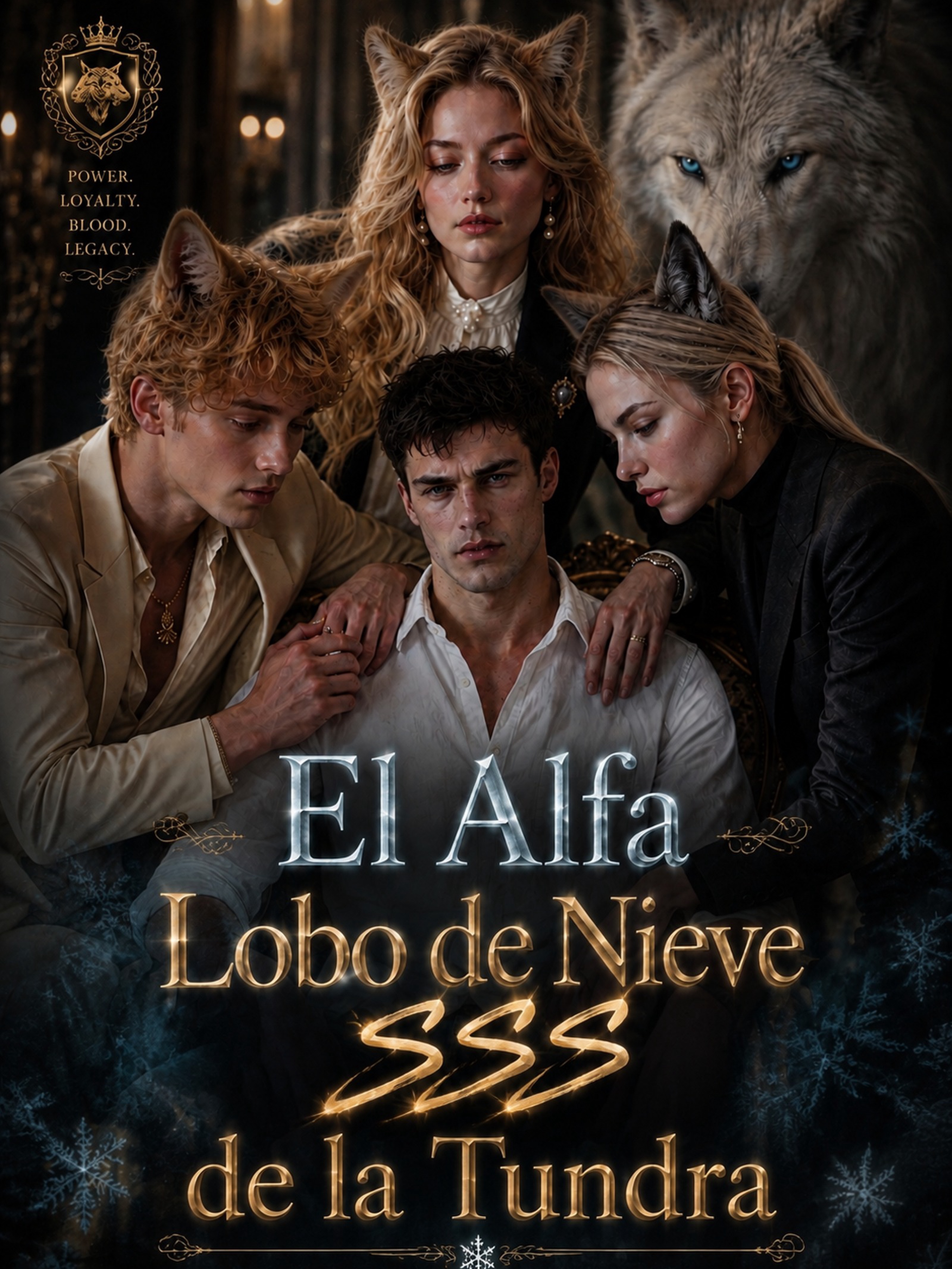 El Alfa Lobo de Nieve SSS de la Tundra