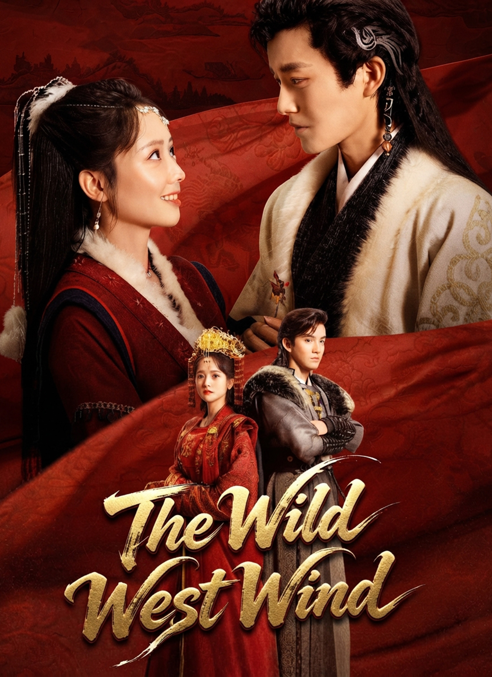 The Wild West Wind Vertical Poster