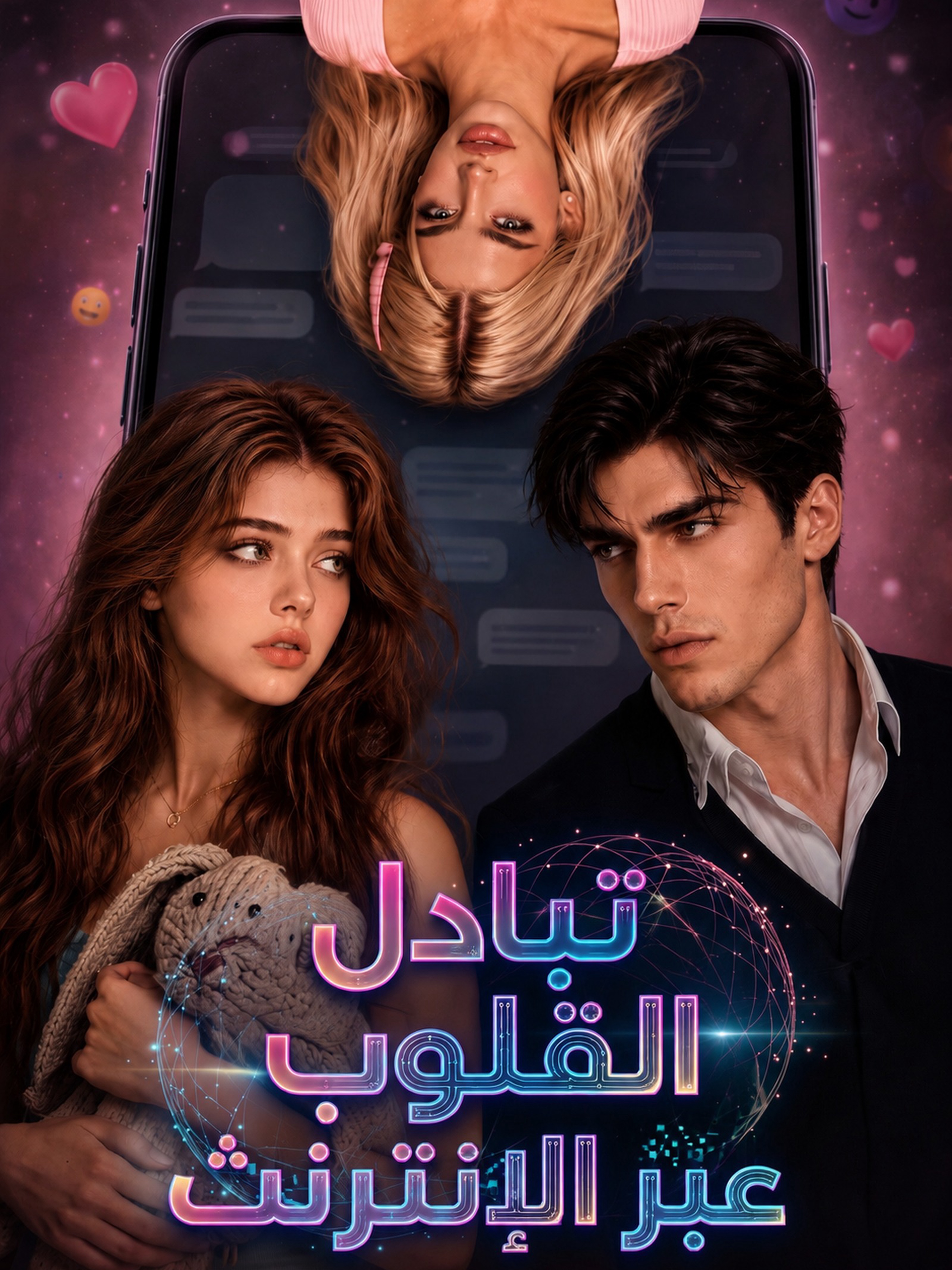 تبادل القلوب عبر الإنترنت