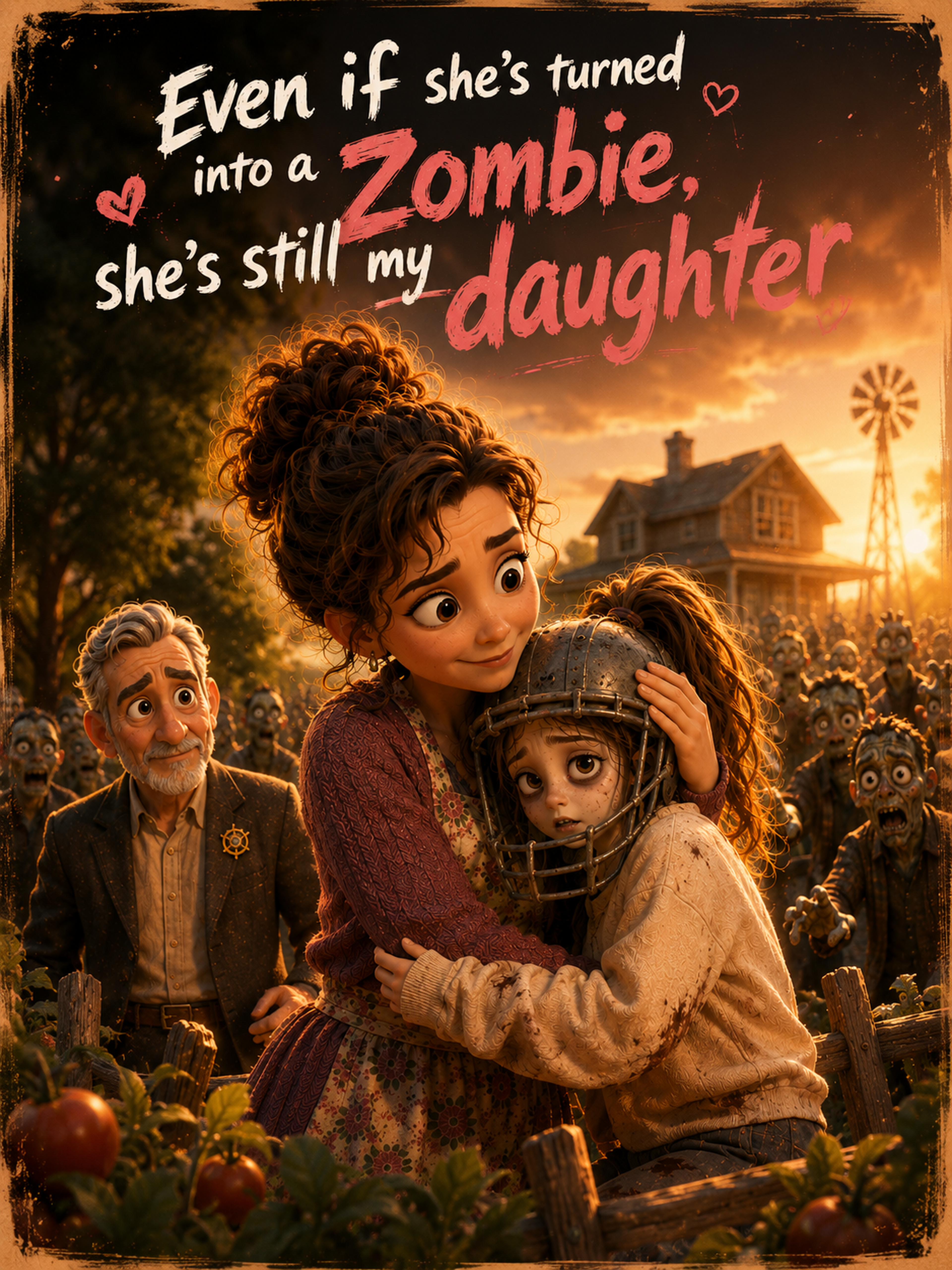 Even if she's turned into a zombie, she's still my daughter