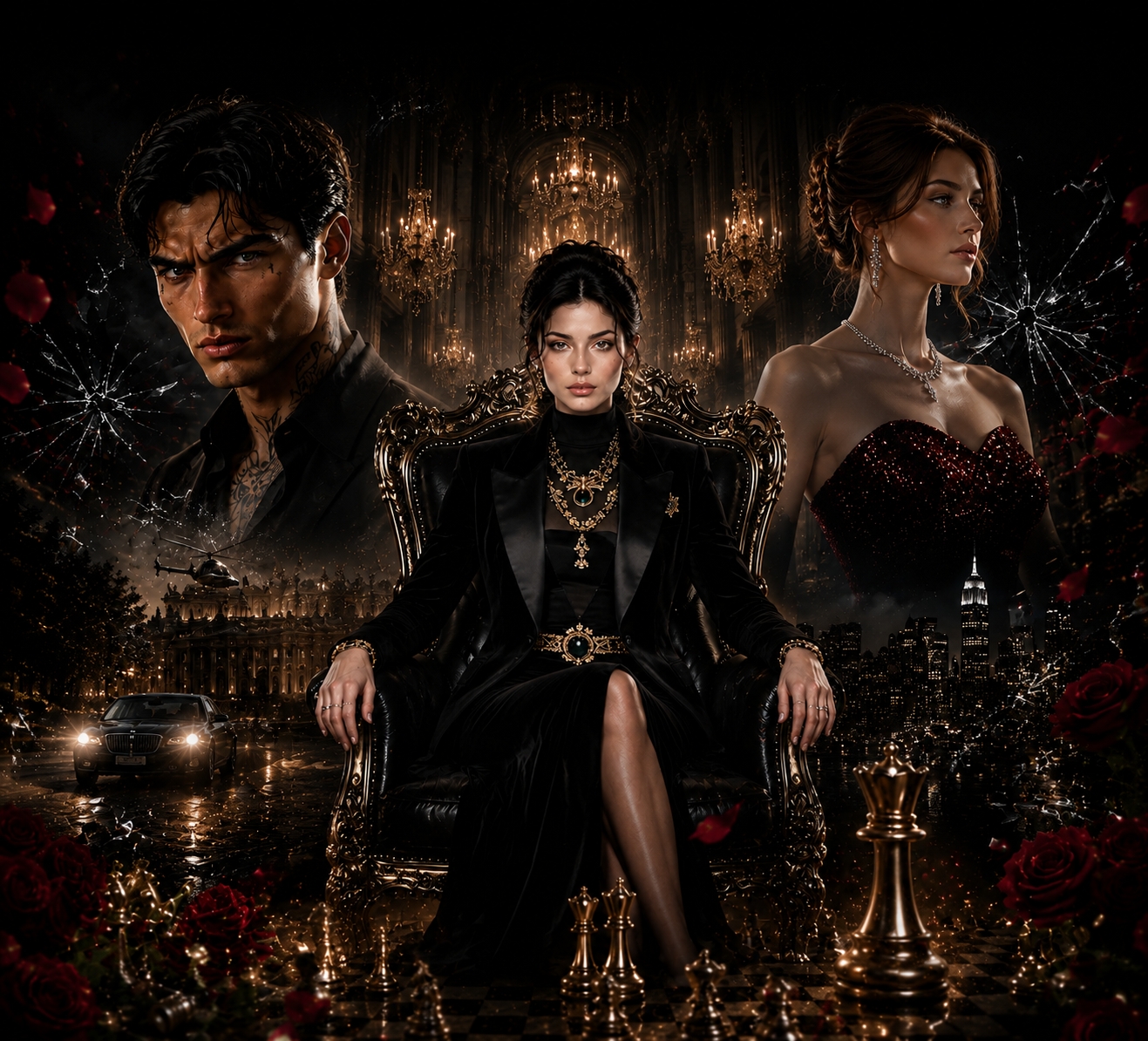 THE QUEEN OF THE BLACK EMPIRE Vertical Poster