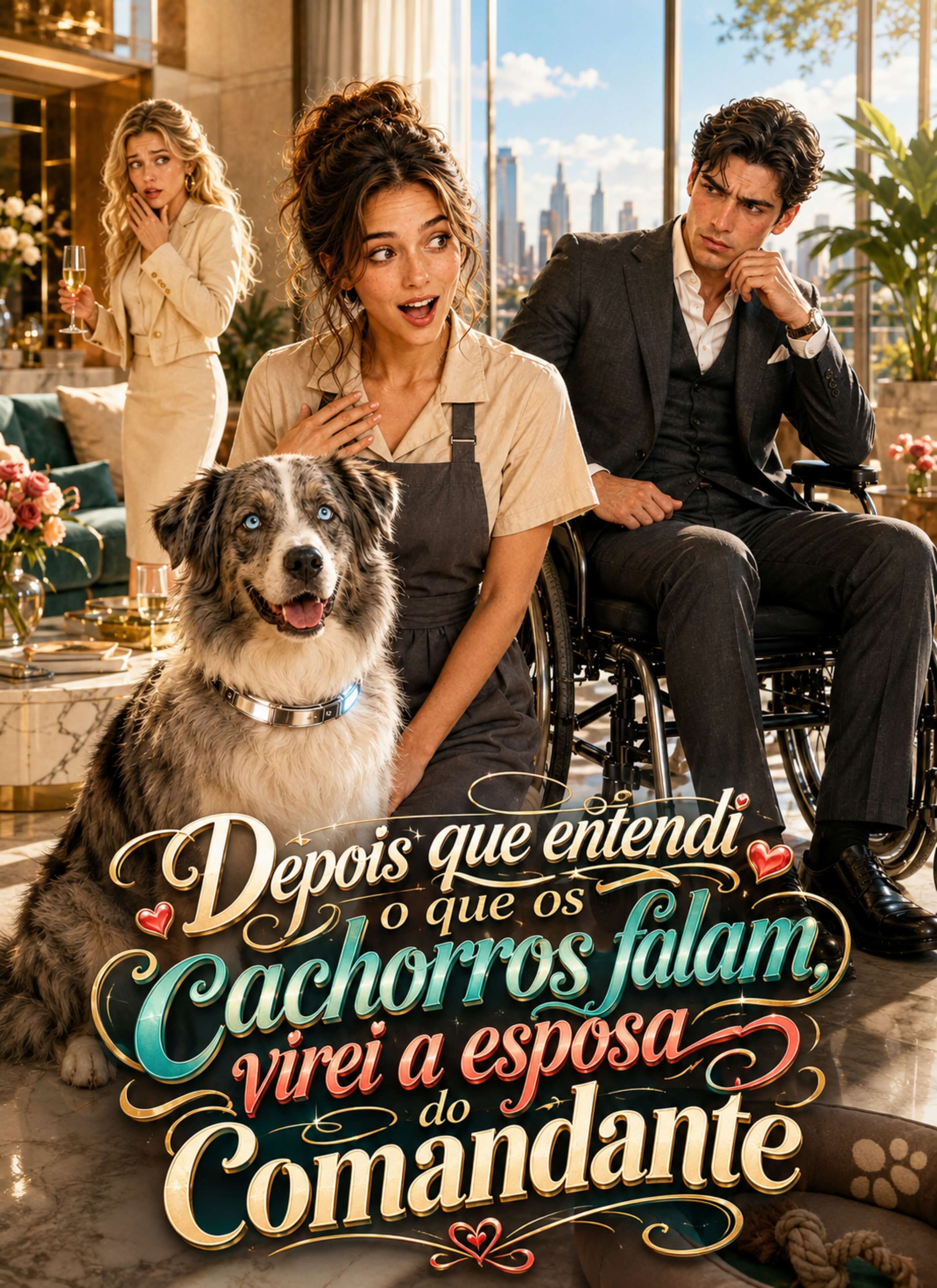 Depois que entendi o que os cachorros falam, virei a esposa do comandante