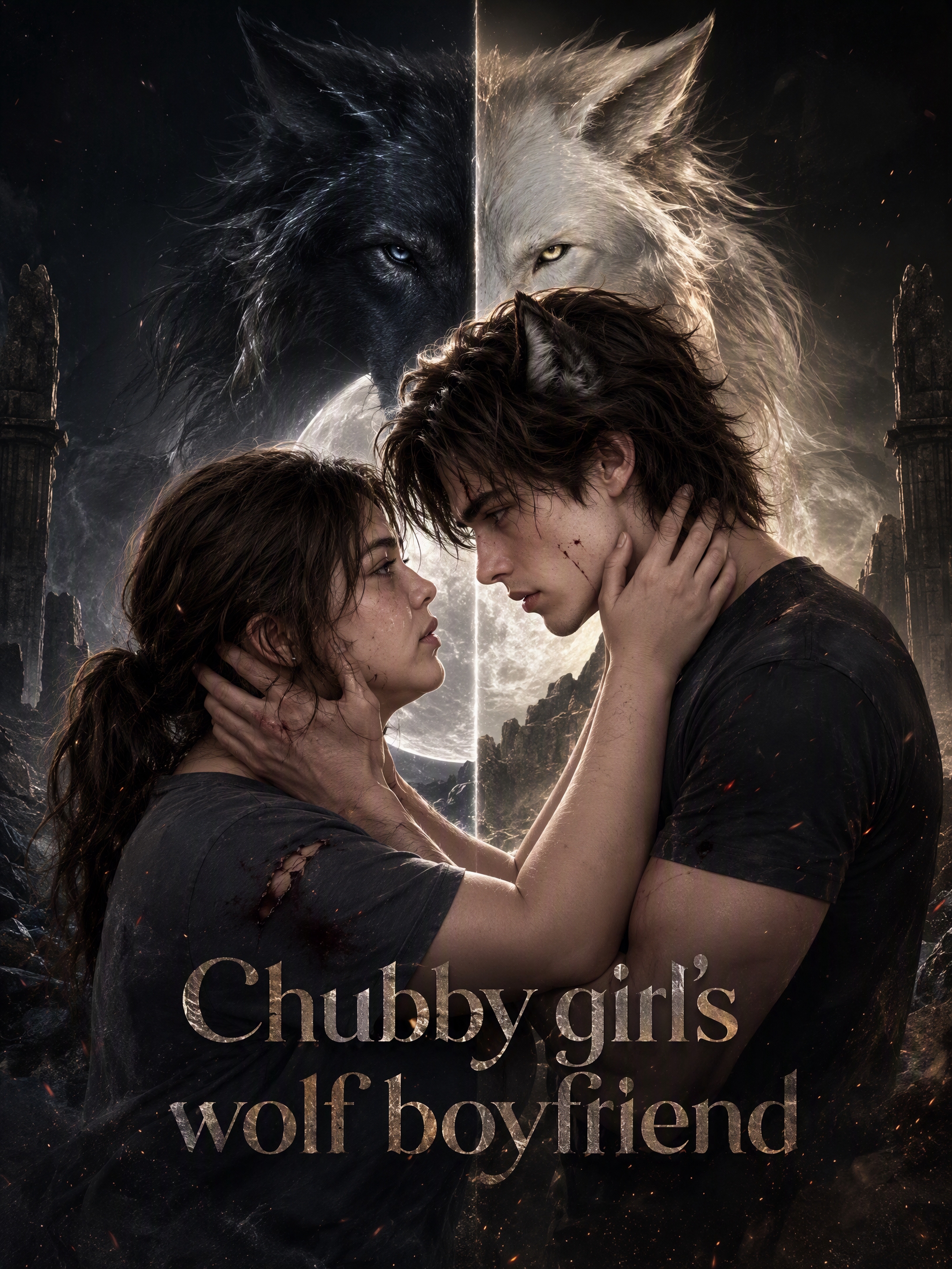 Chubby girl's wolf boyfriend