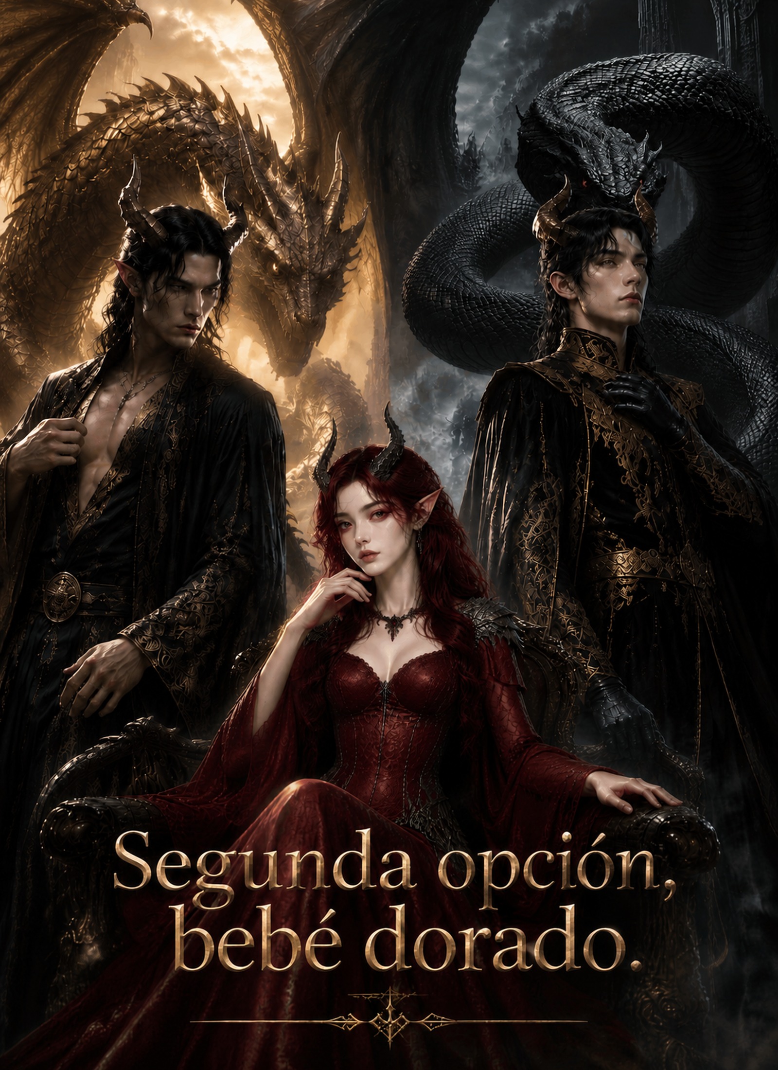 Segunda opción, bebé dorado.