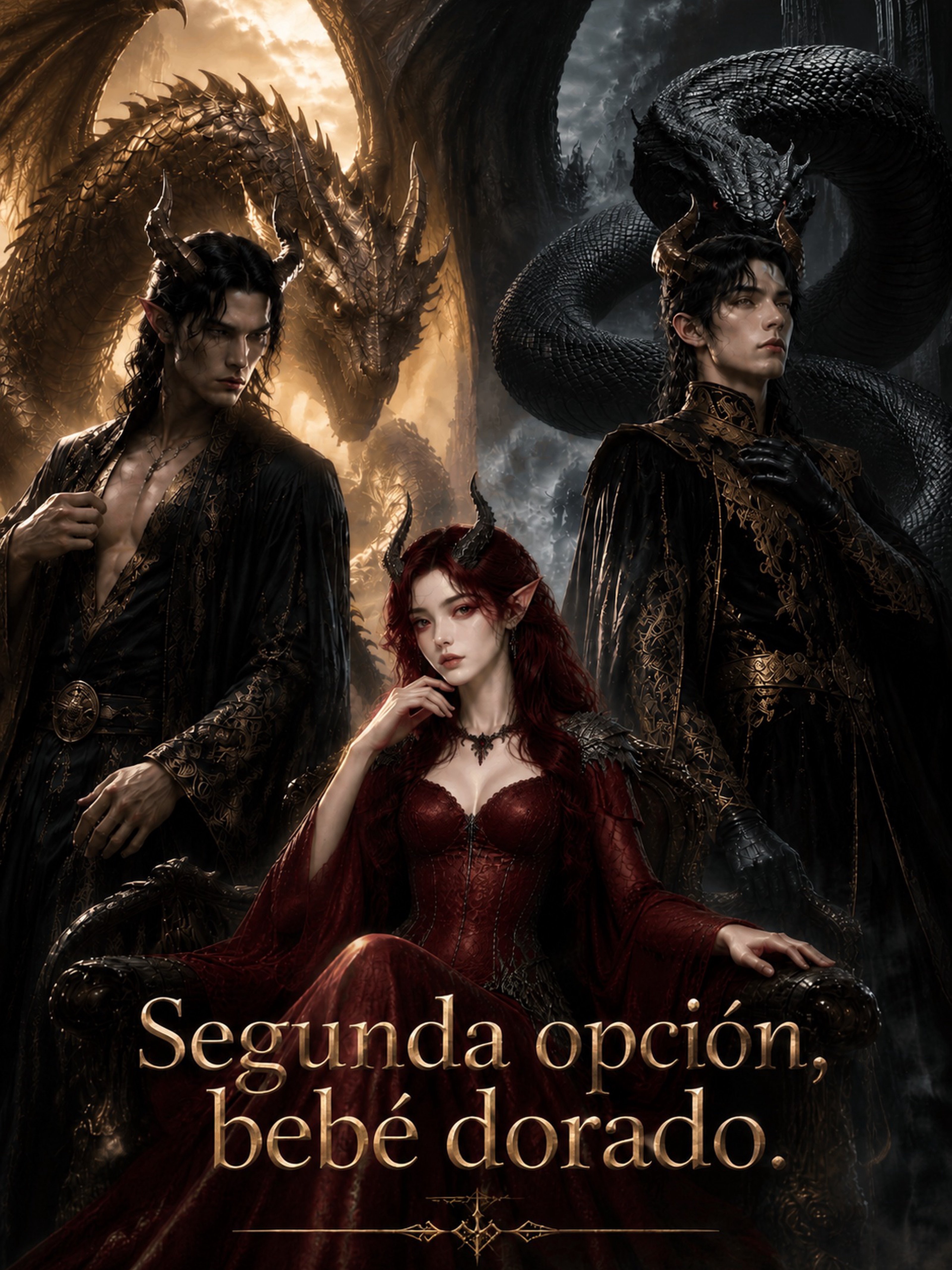 Segunda opción, bebé dorado.