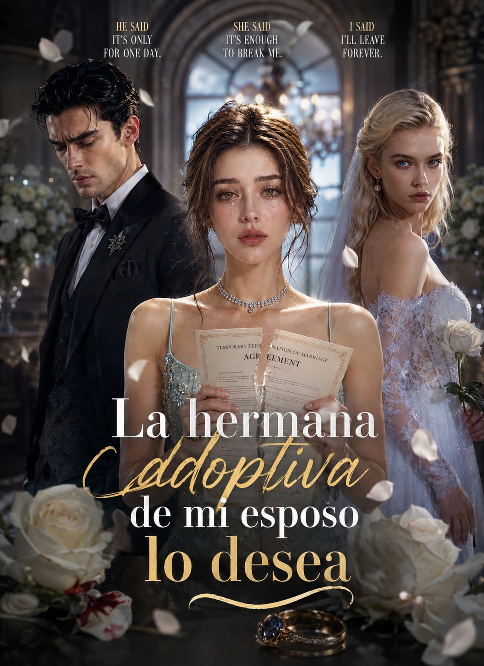 La hermana adoptiva de mi esposo lo desea