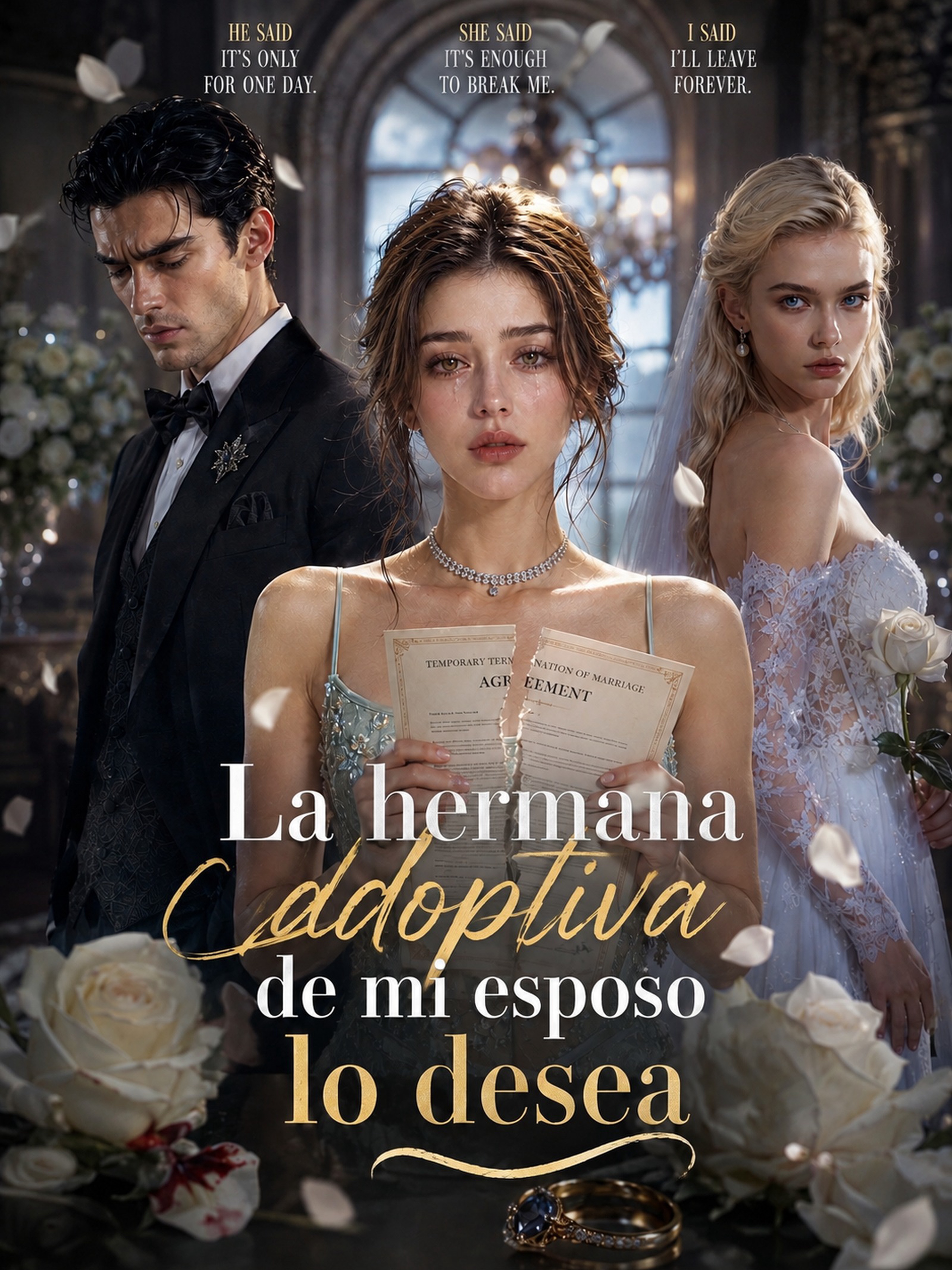 La hermana adoptiva de mi esposo lo desea