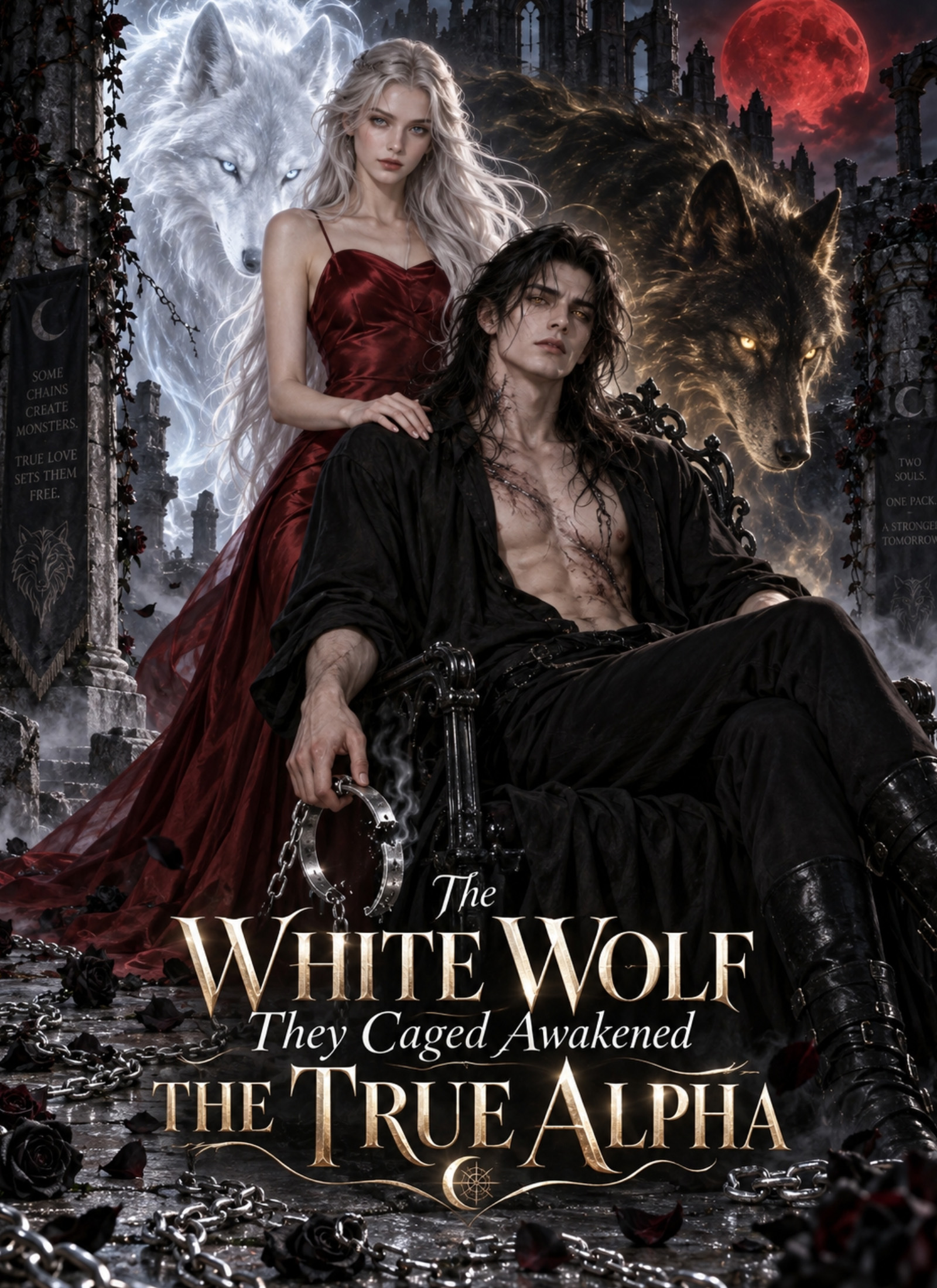 The White Wolf They Caged Awakened the True Alpha