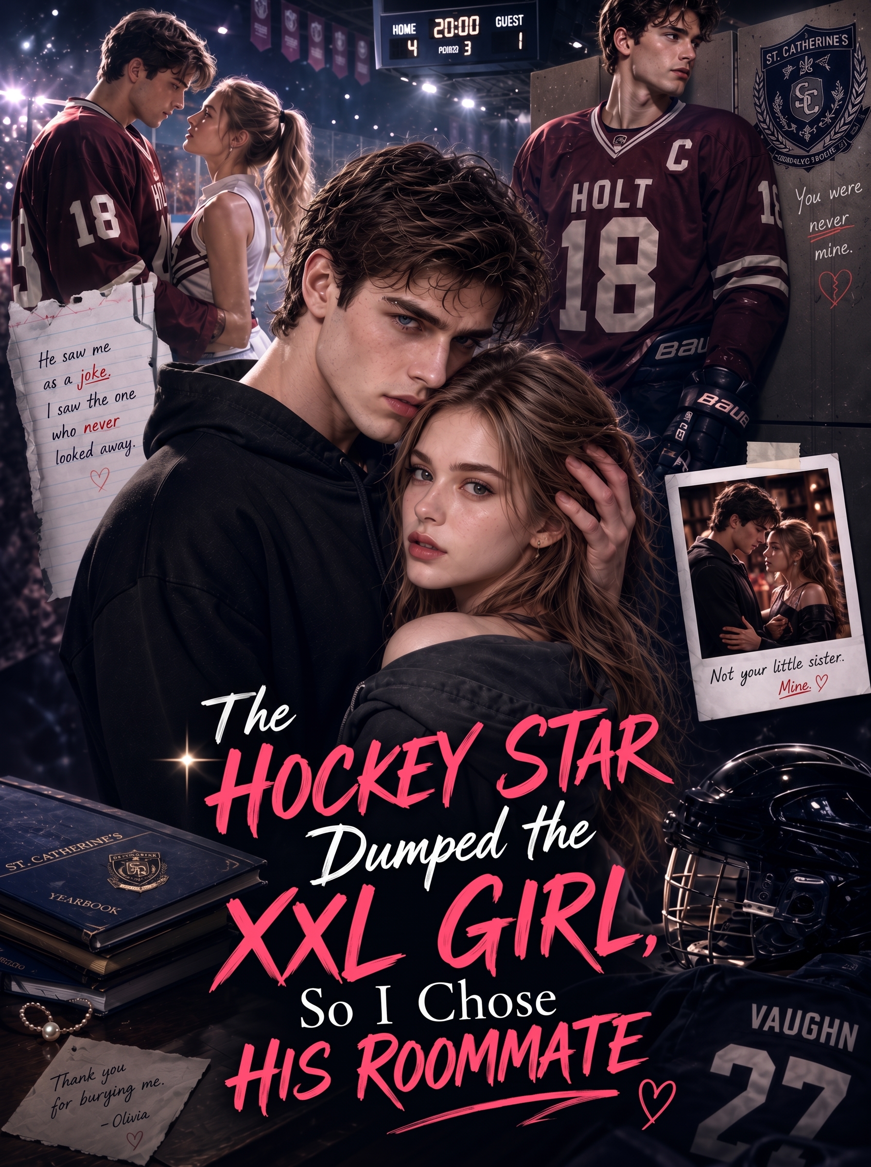 The Hockey Star Dumped the XXL Girl, So I Chose His Roommate EN