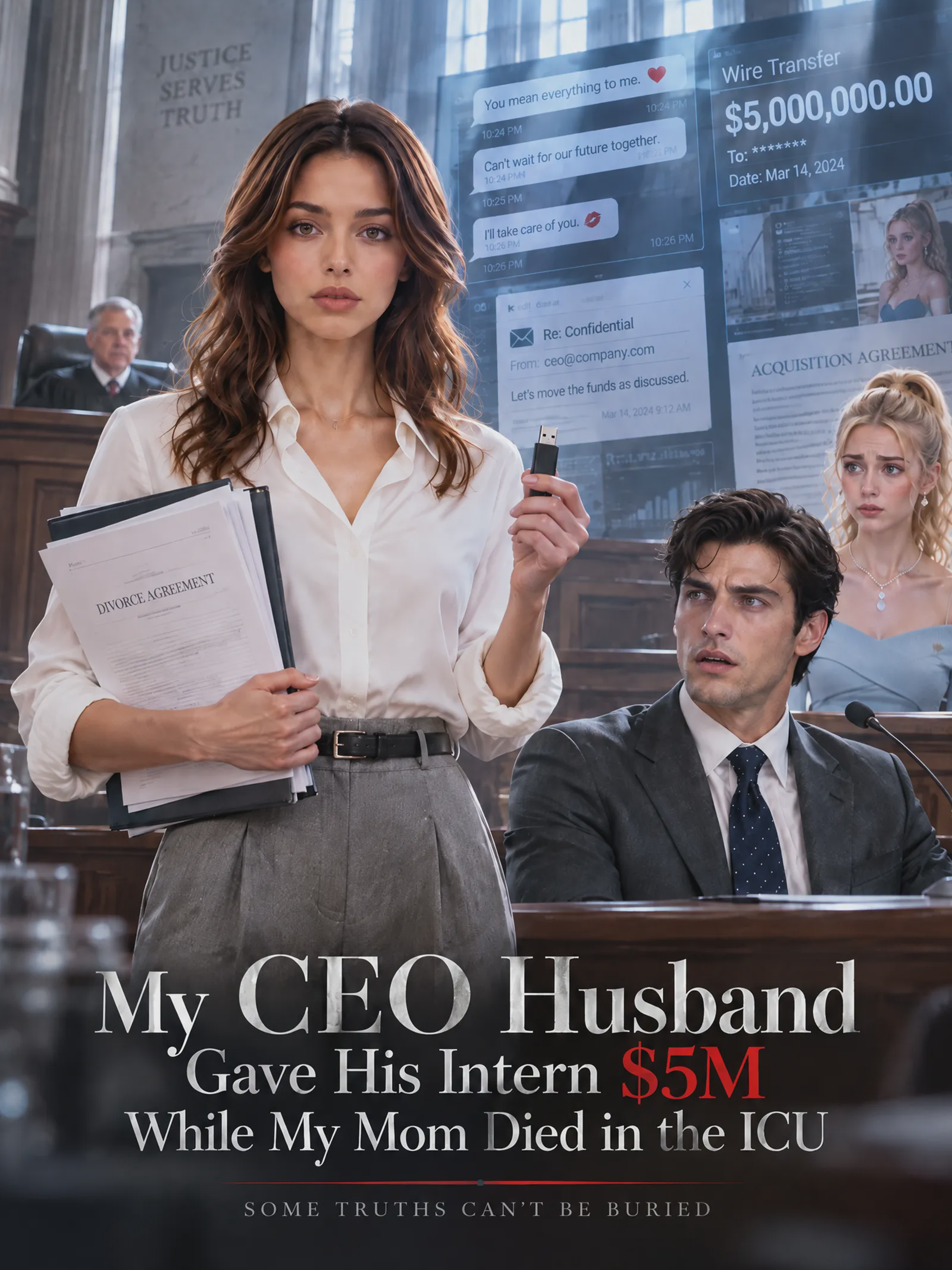 My CEO Husband Gave His Intern $5M While My Mom Died in the ICU