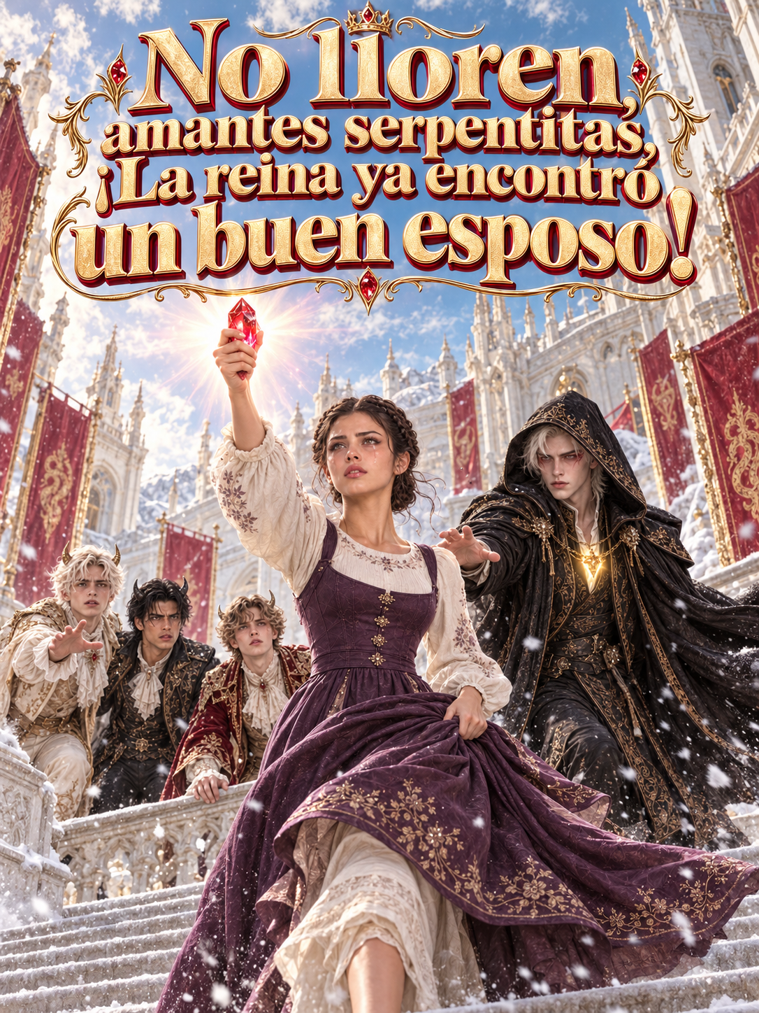 No lloren, amantes serpentitas, ¡La reina ya encontró un buen esposo!