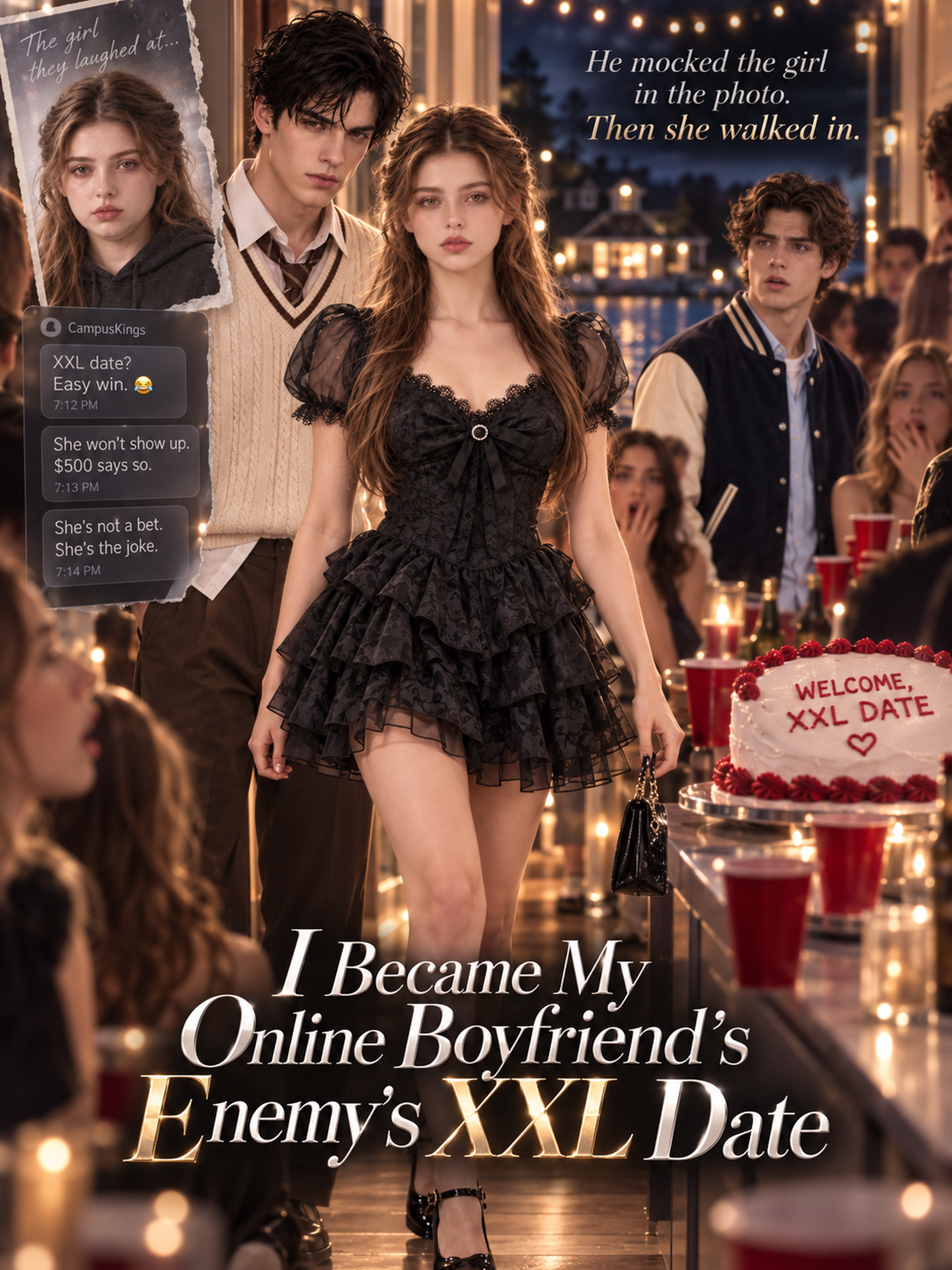 I Became My Online Boyfriend’s Enemy’s XXL Date
