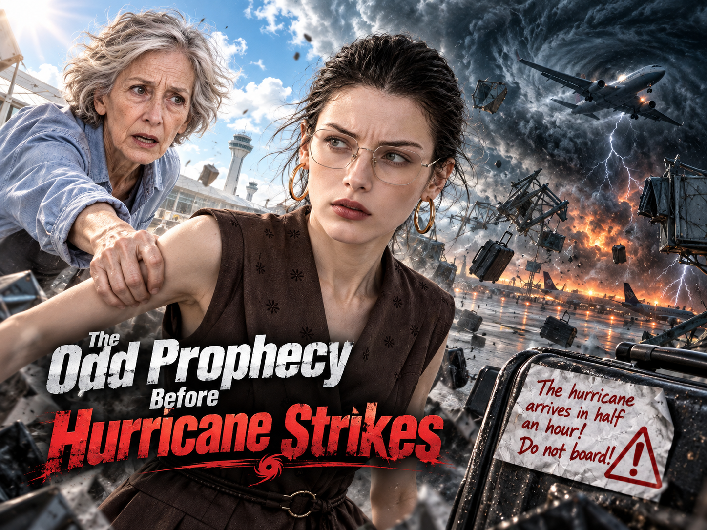 The Odd Prophecy Before Hurricane Strikes Vertical Poster