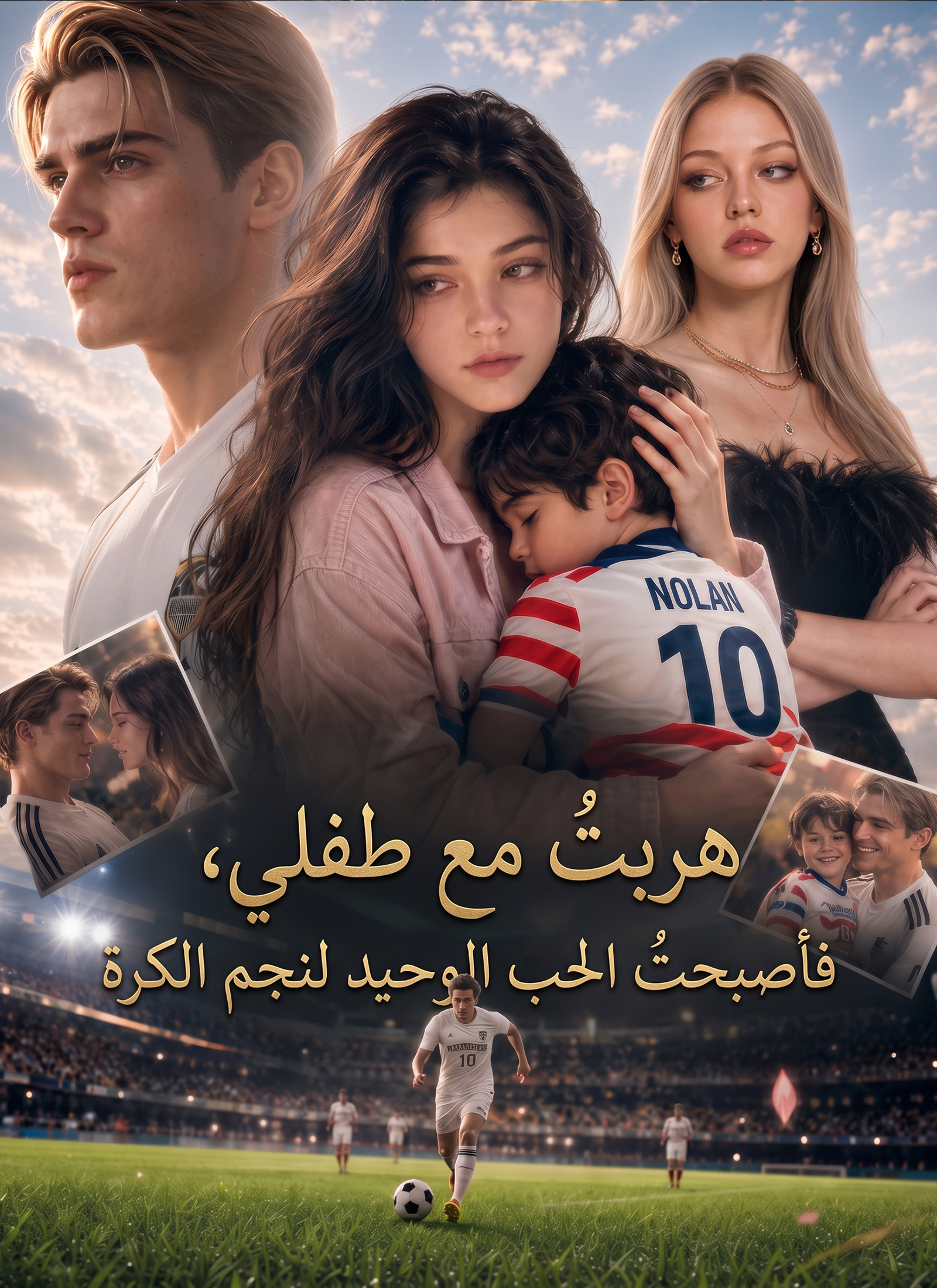 هربتُ مع طفلي، فأصبحتُ الحب الوحيد لنجم الكرة