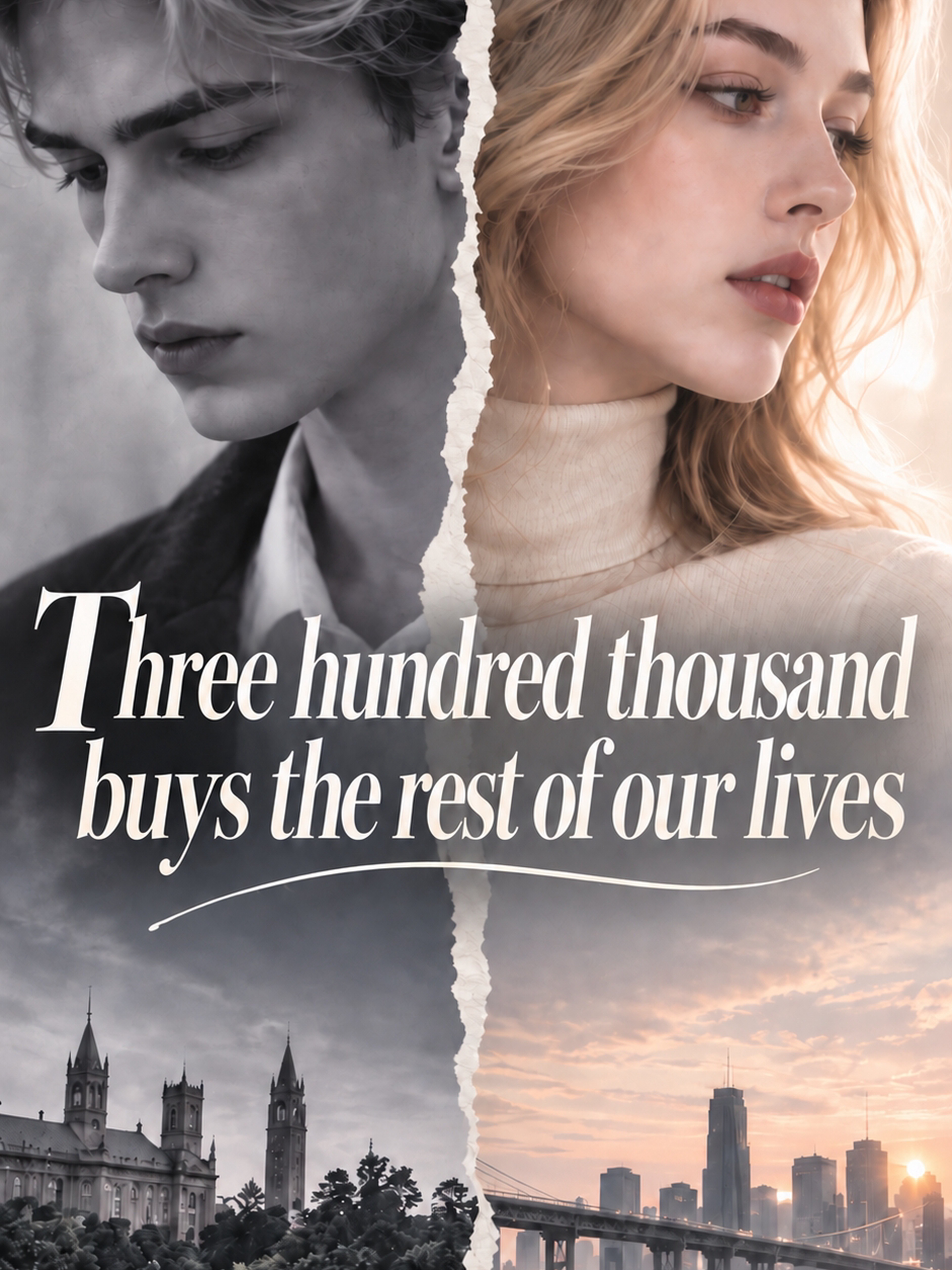 Three hundred thousand buys the rest of our lives