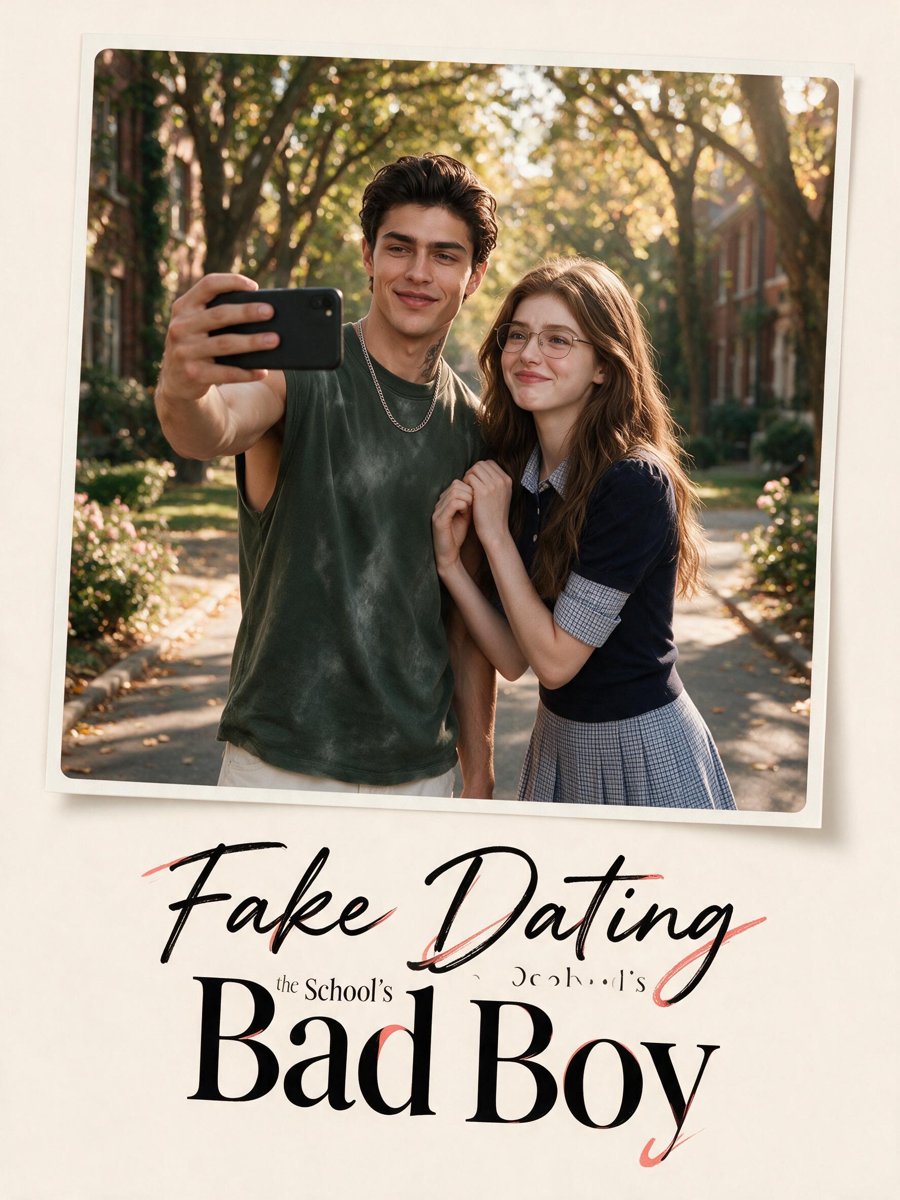 Fake Dating the School's Bad Boy