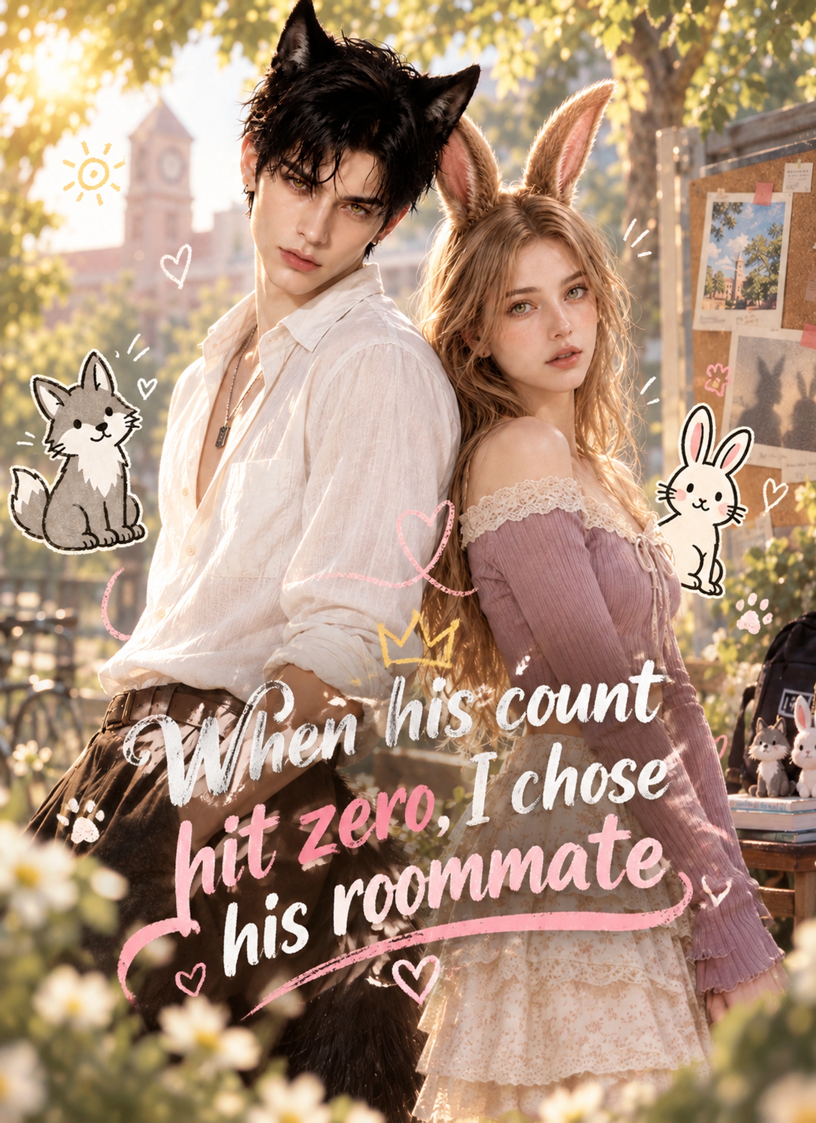 When his count hit zero, I chose his roommate Vertical Poster