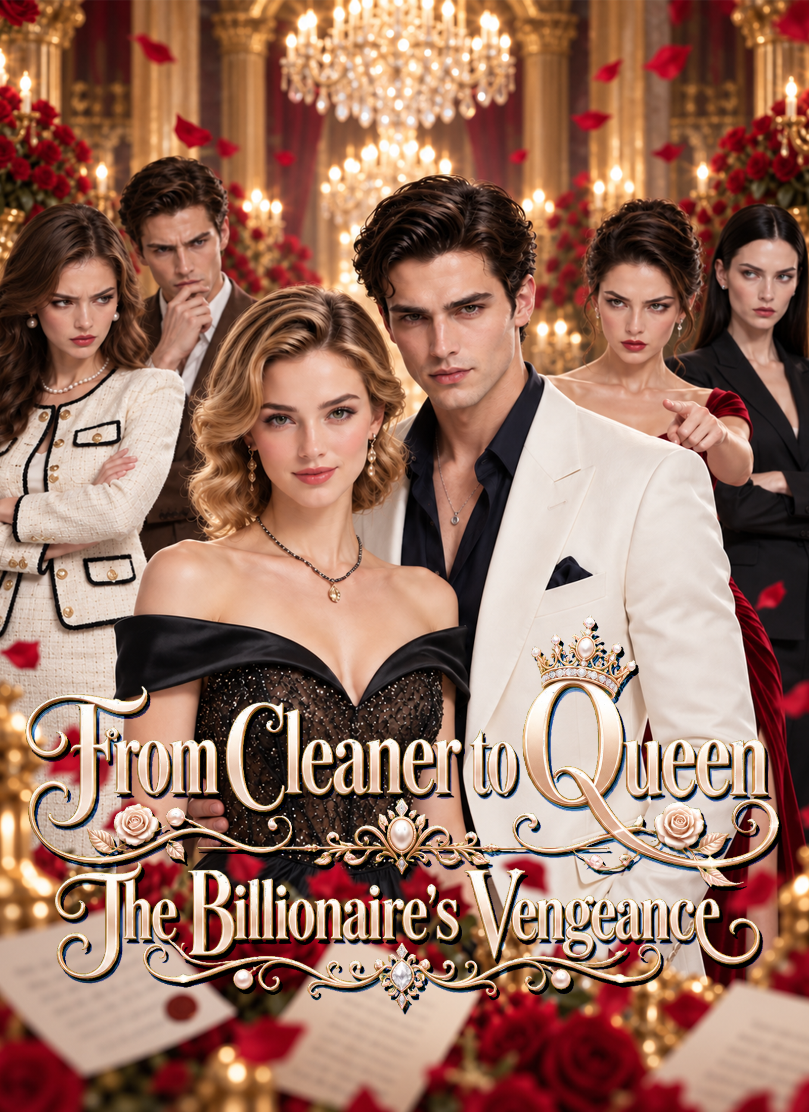  From Cleaner to Queen: The Billionaire's Vengeance