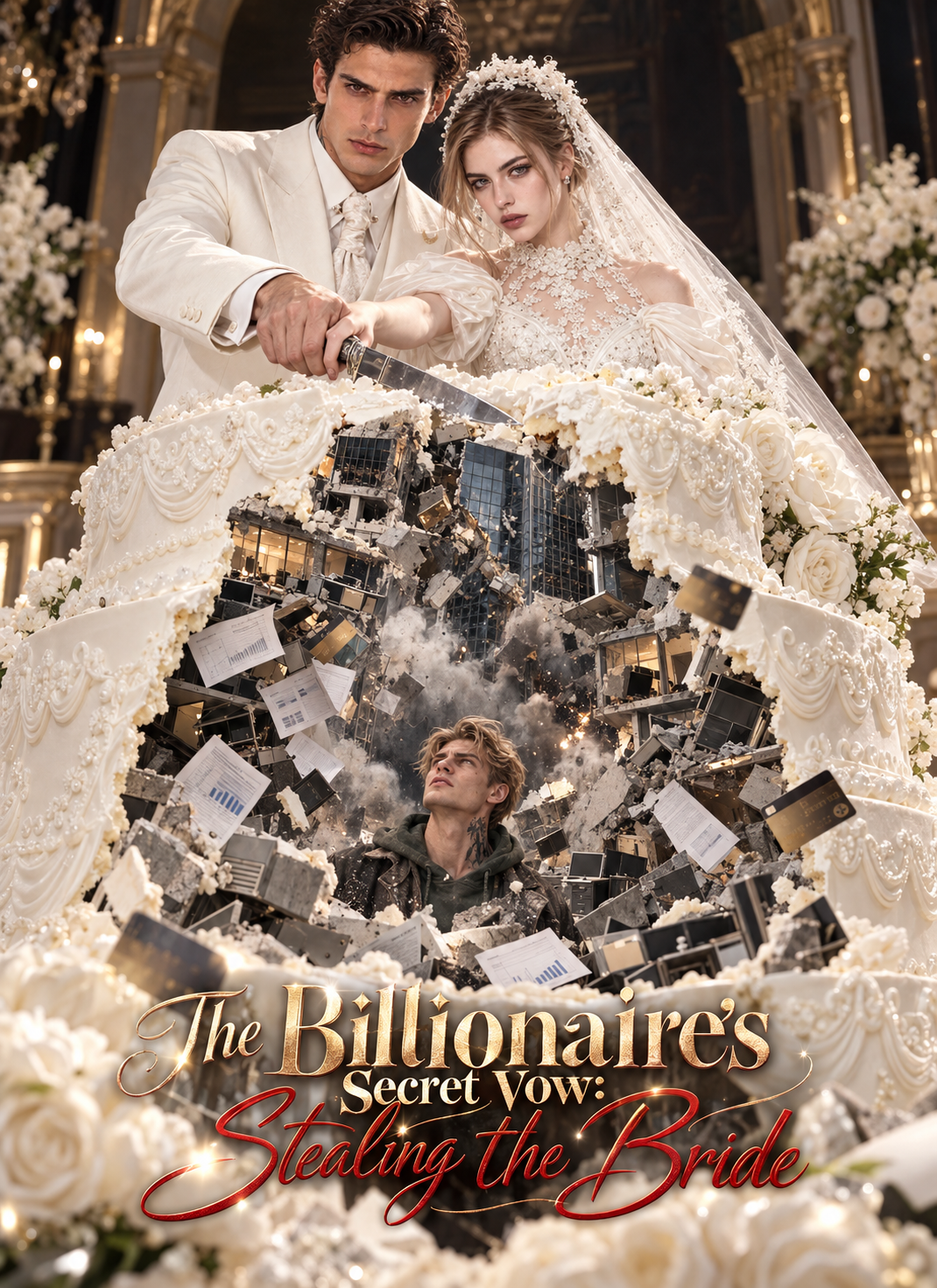 The Billionaire's Secret Vow: Stealing the Bride Vertical Poster