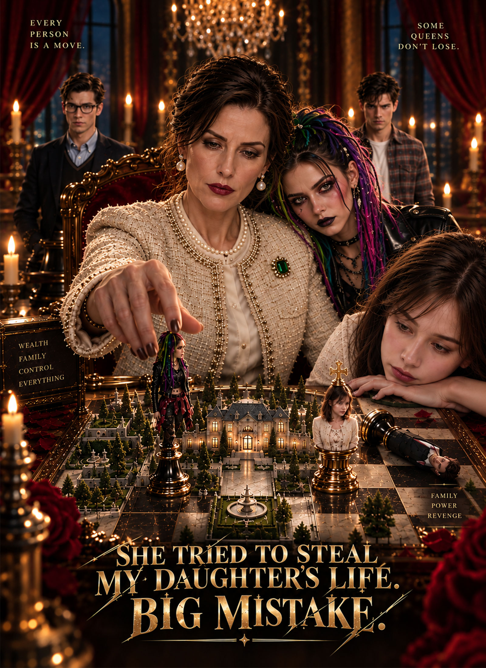 Póster de She Tried to Steal My Daughter's Life. Big Mistake