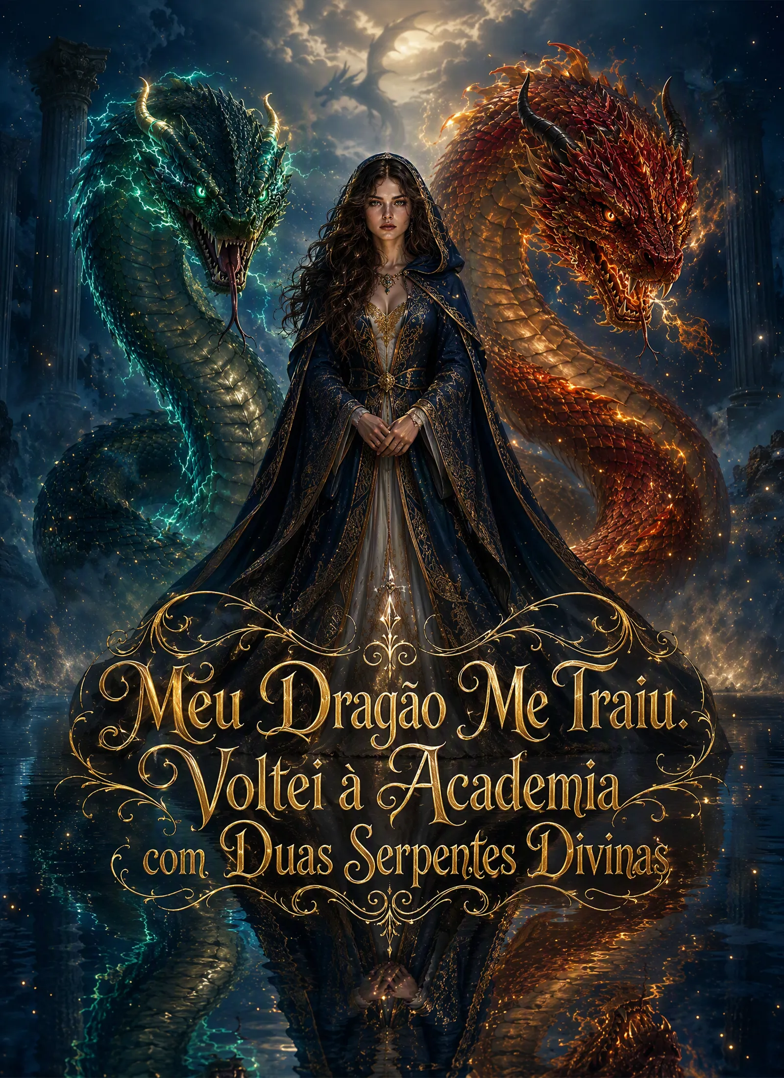 Meu Dragão Me Traiu. Voltei à Academia com Duas Serpentes Divinas