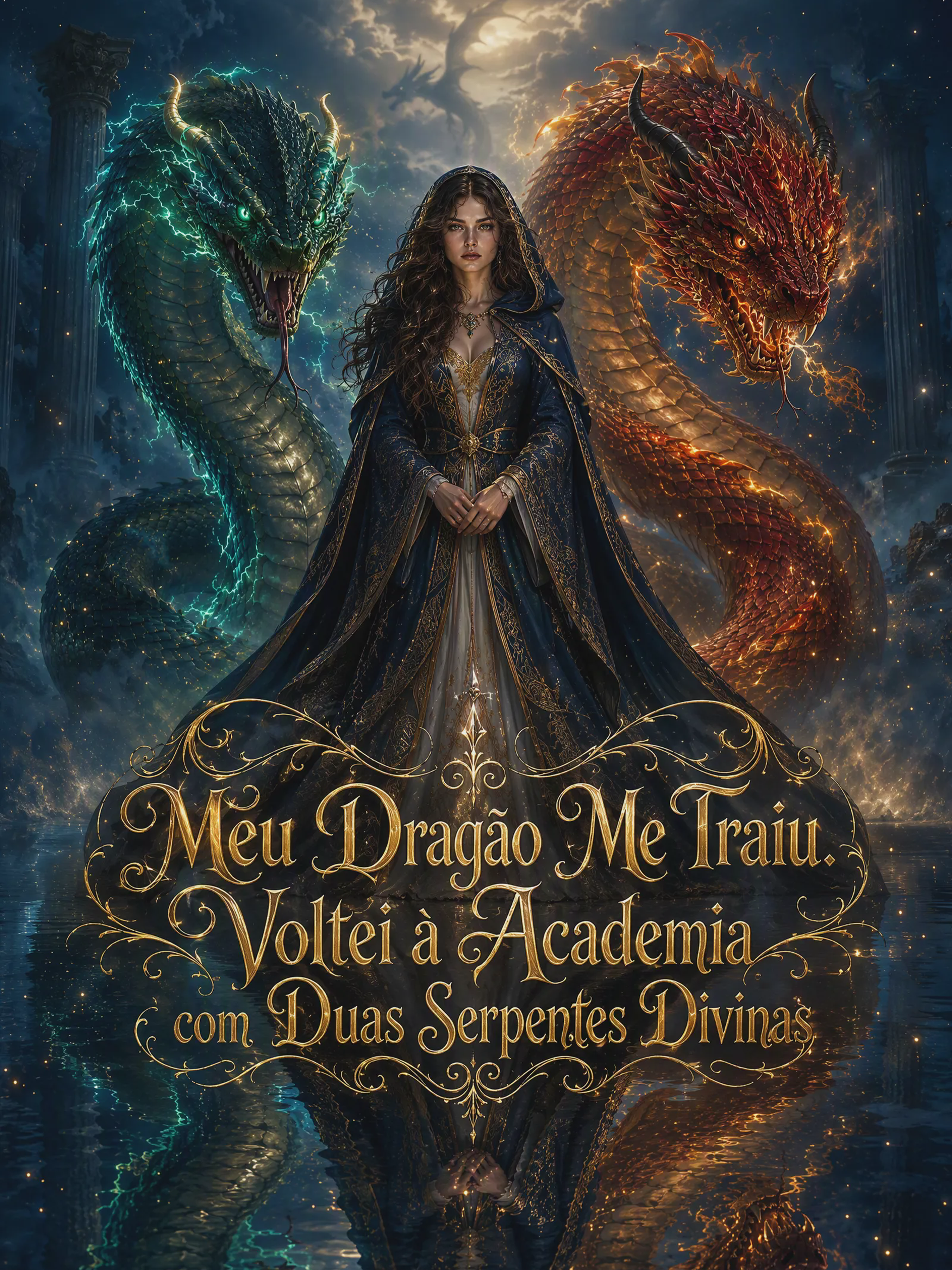 Meu Dragão Me Traiu. Voltei à Academia com Duas Serpentes Divinas
