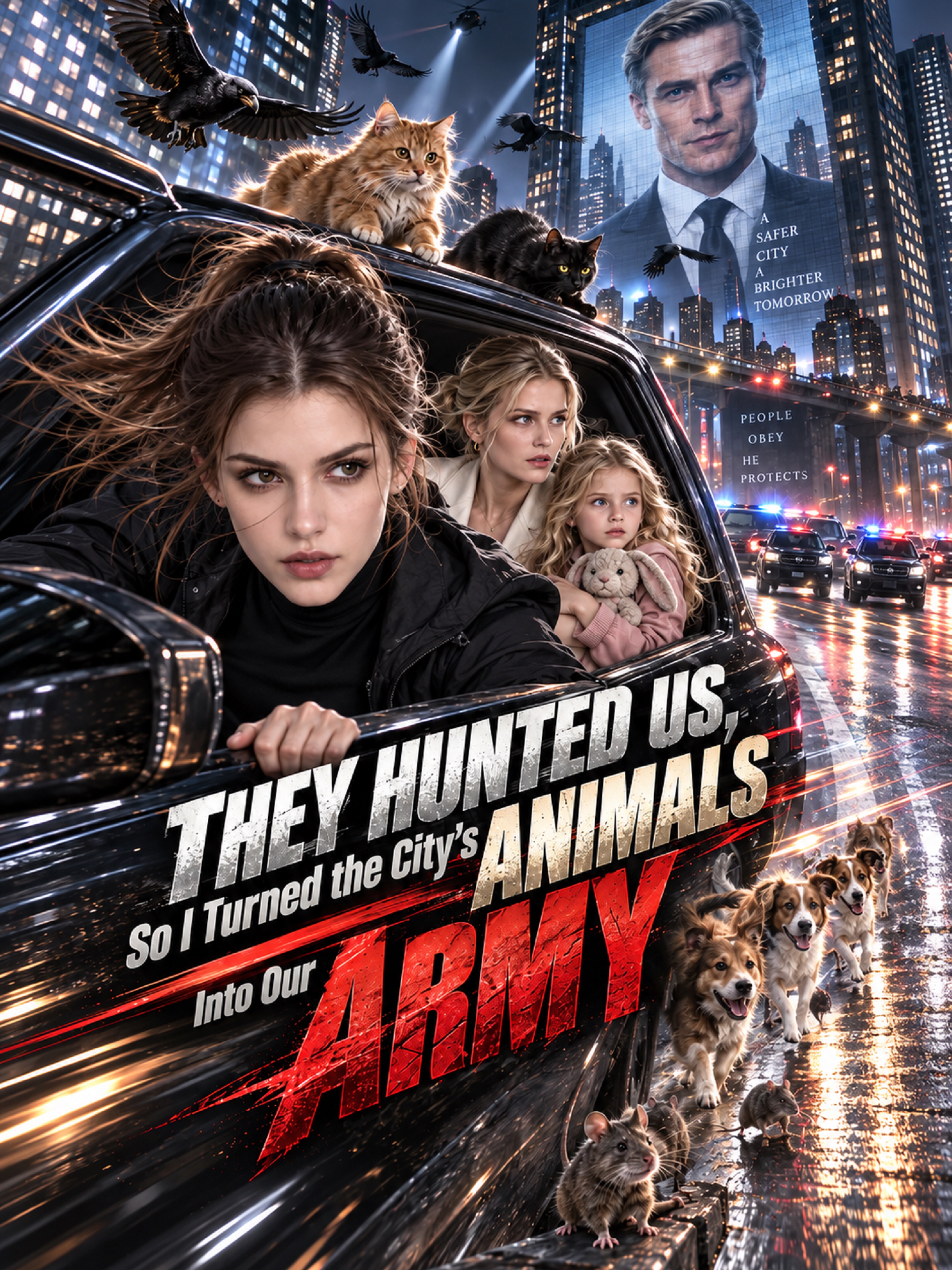 They Hunted Us, So I Turned the City's Animals Into Our Army