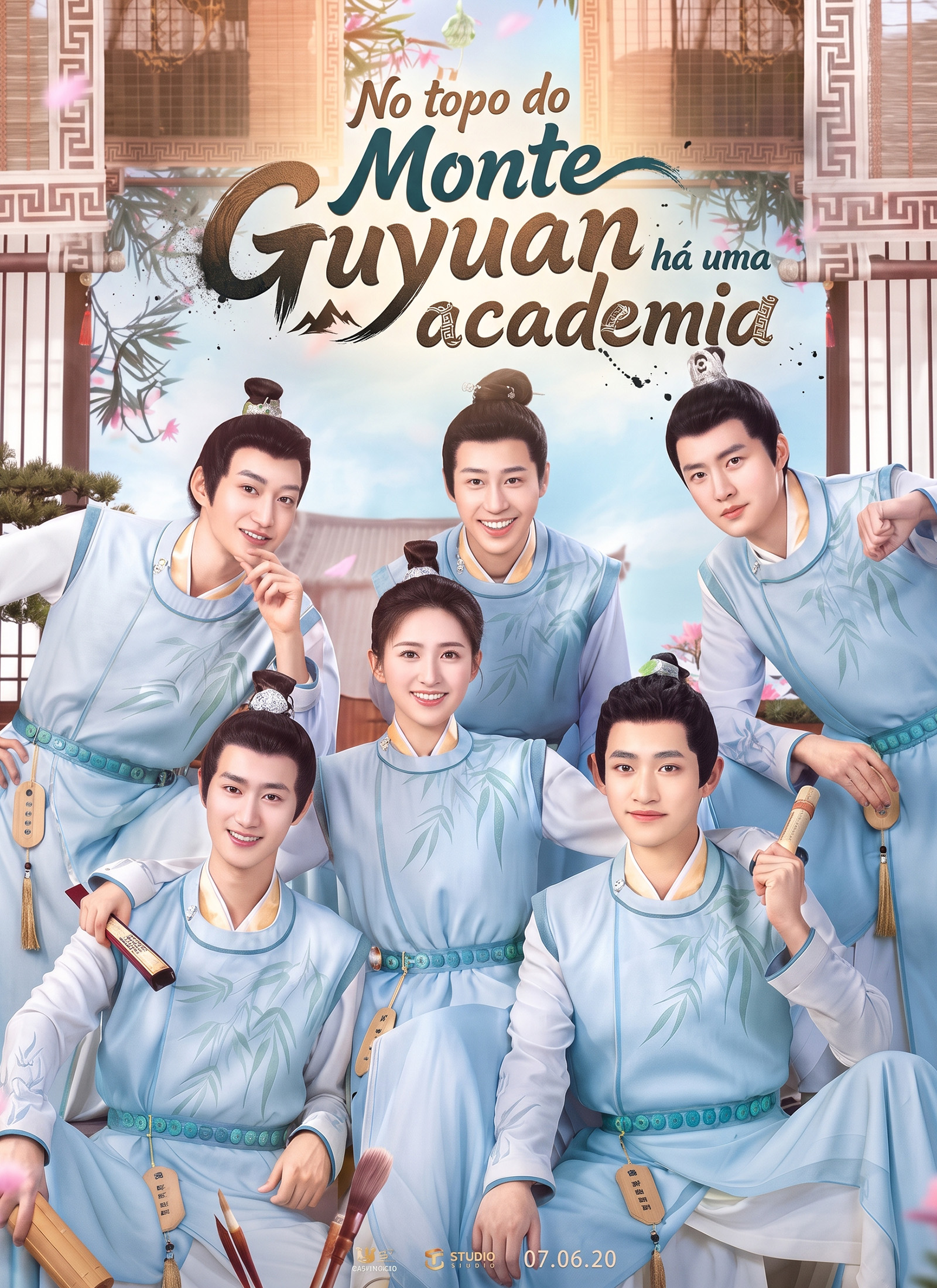 No topo do Monte Guyuan há uma academia