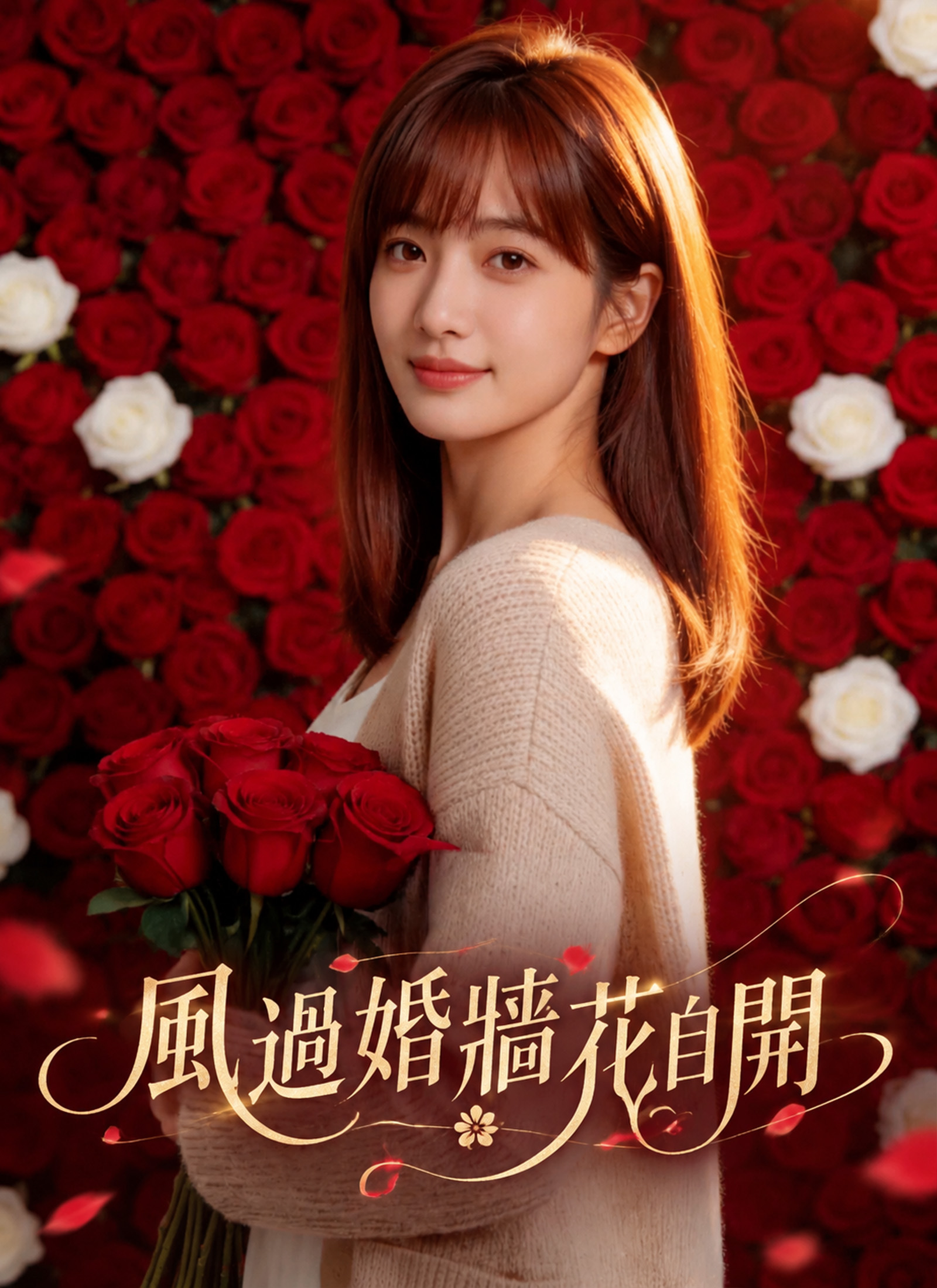 風過婚牆花自開