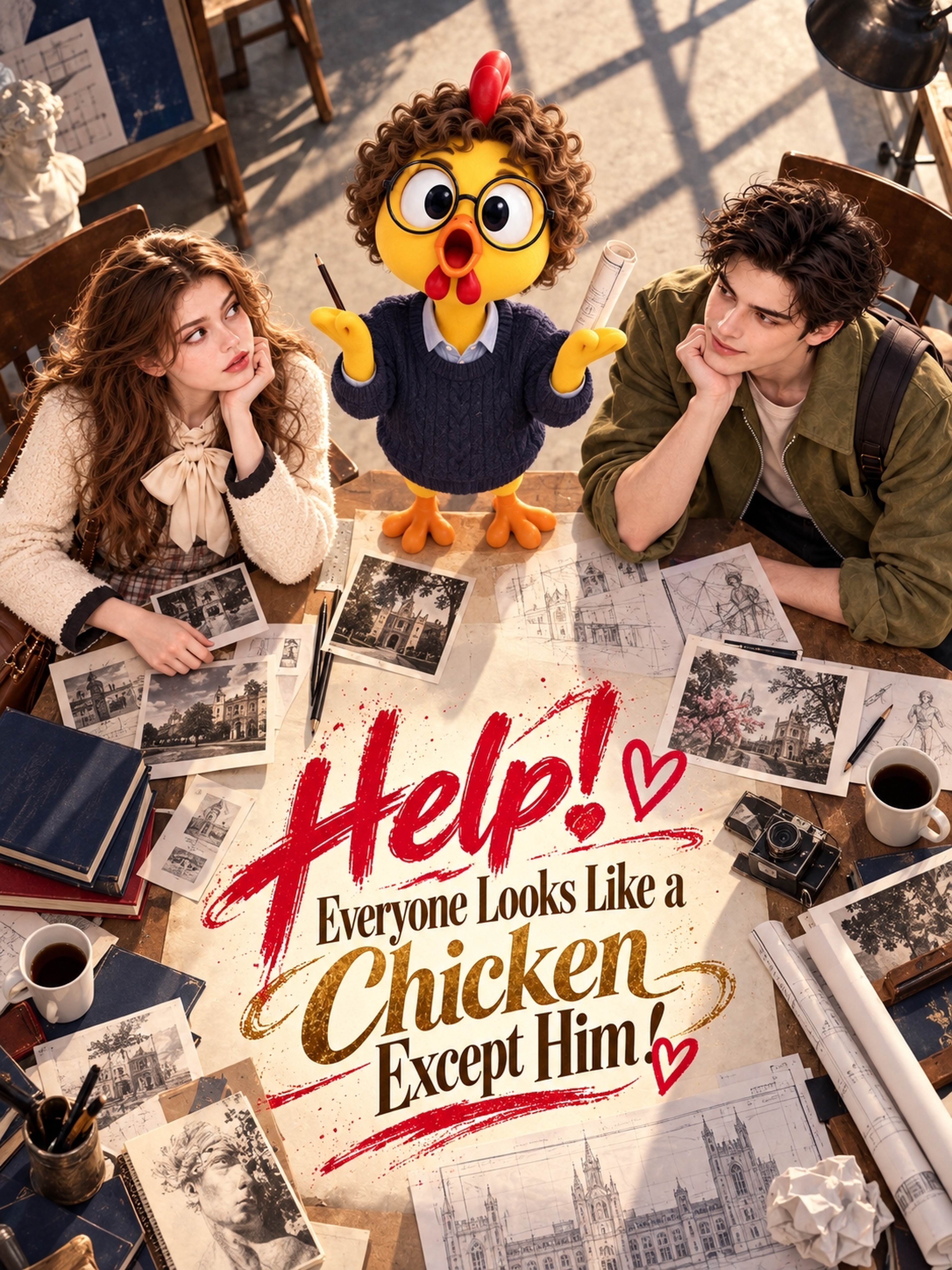 Help! Everyone Looks Like a Chicken Except Him!