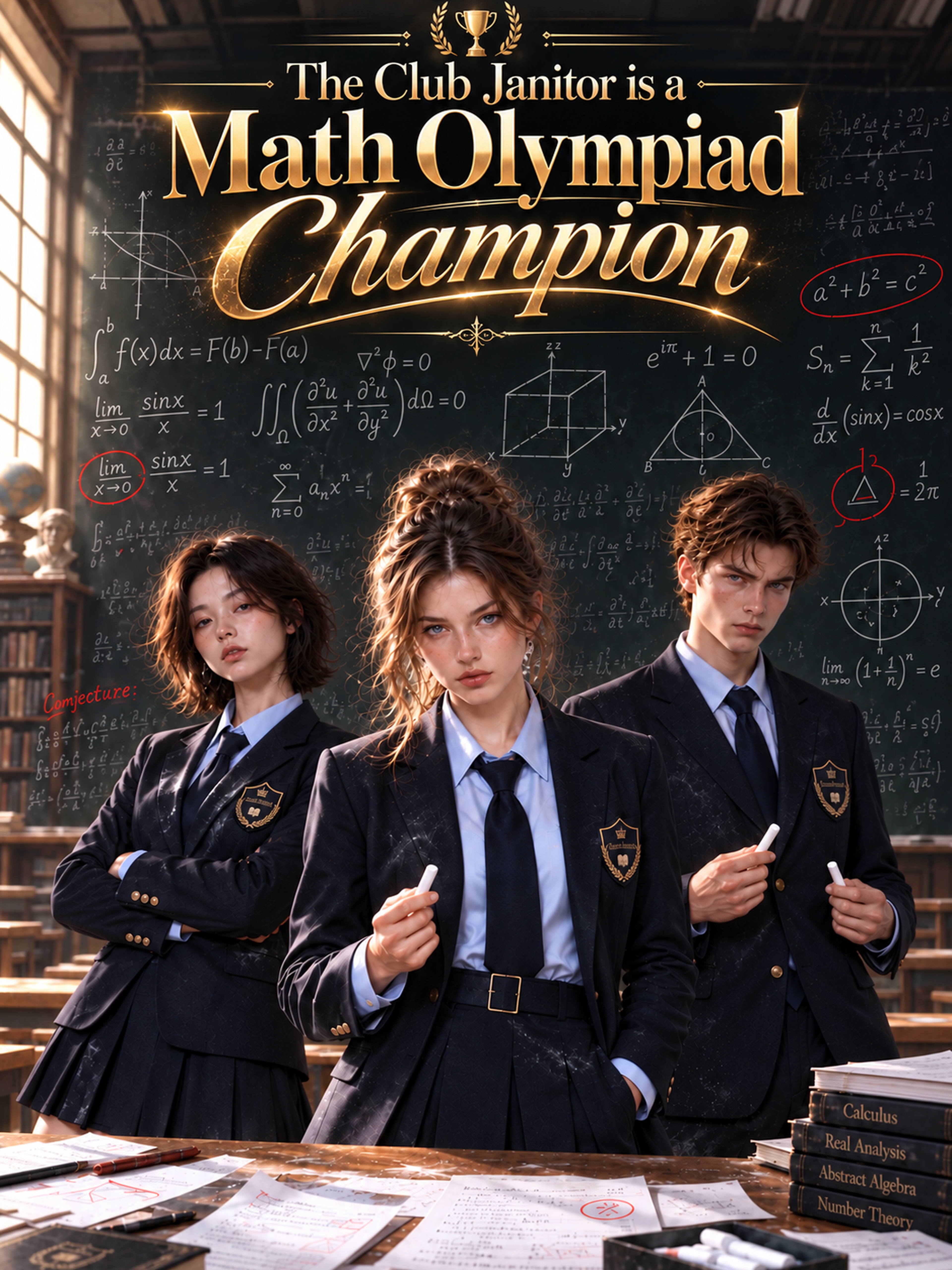 The Club Janitor is a Math Olympiad Champion