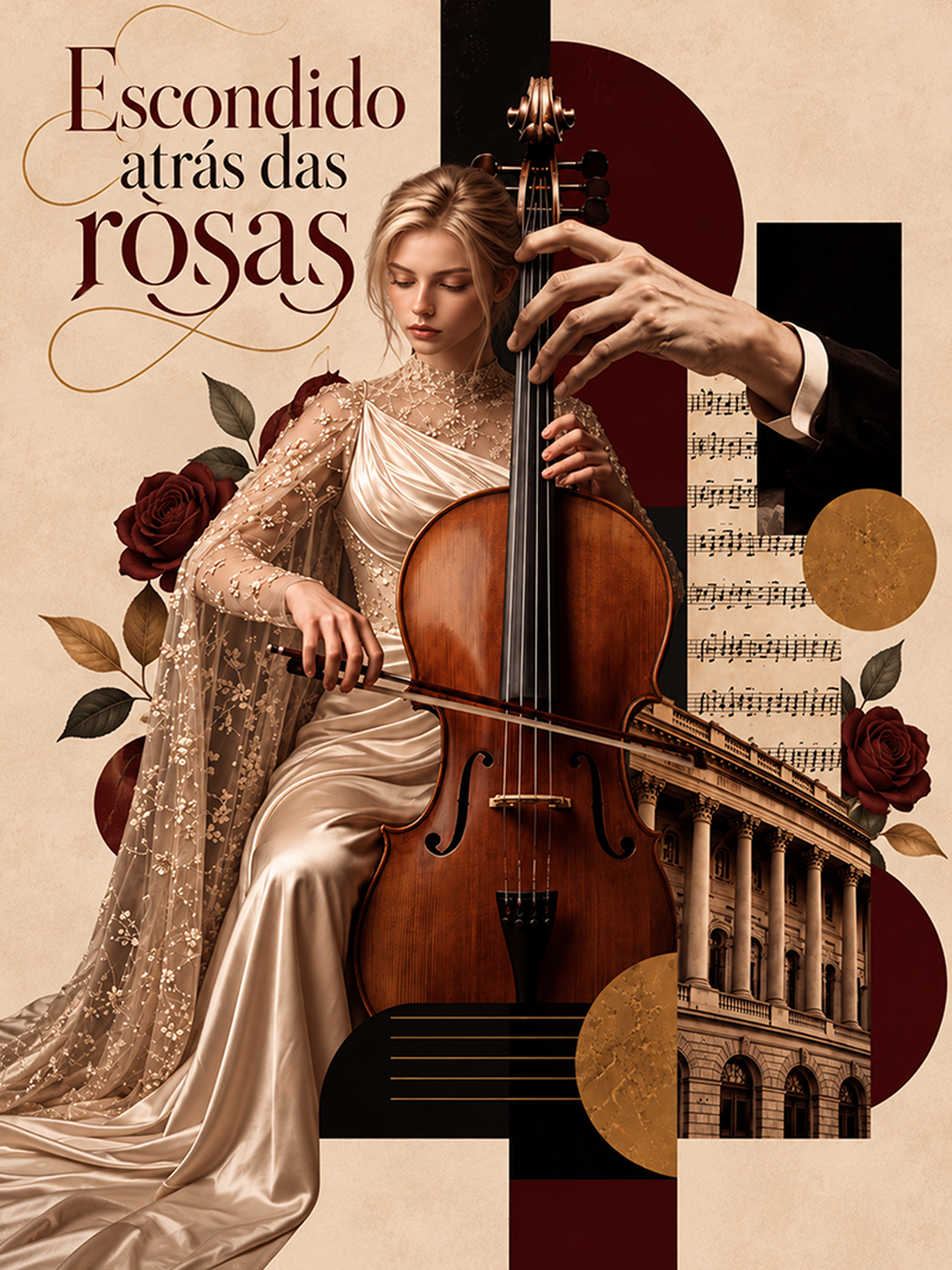 Escondido atrás das rosas