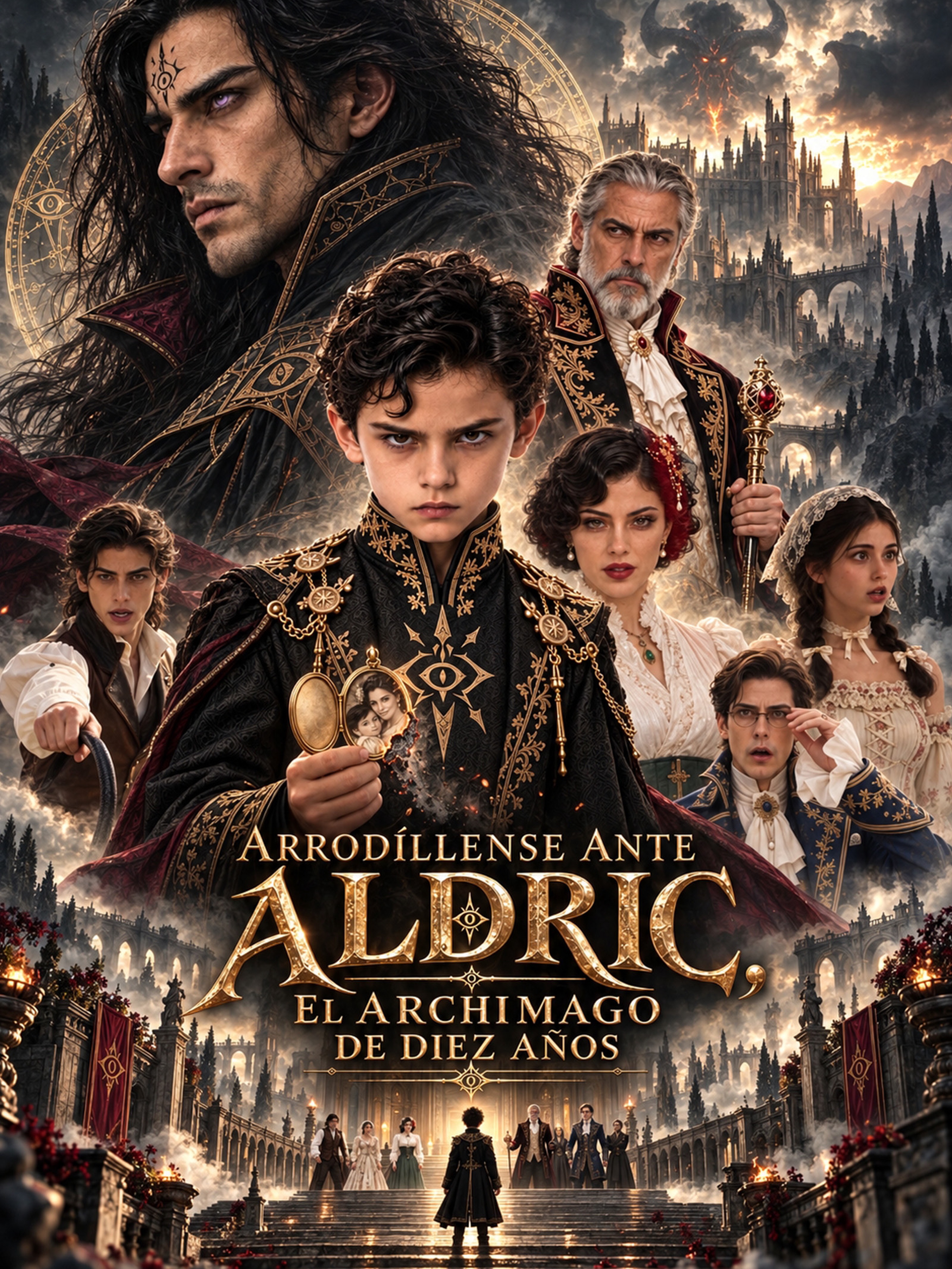 Arrodíllense ante Aldric, el Archimago de Diez Años