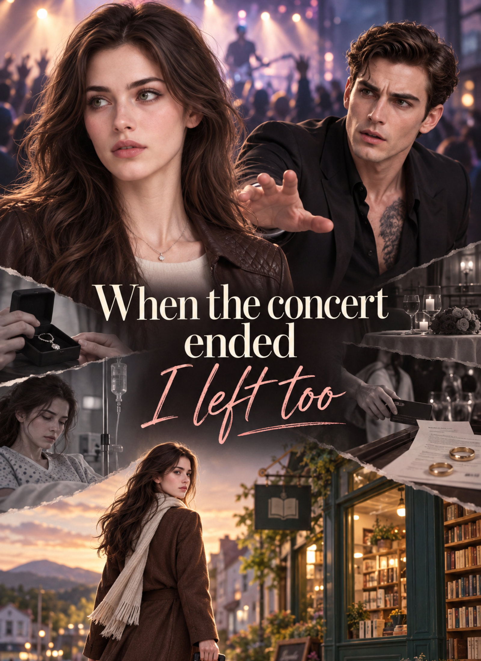 When the concert ended, I left too poster