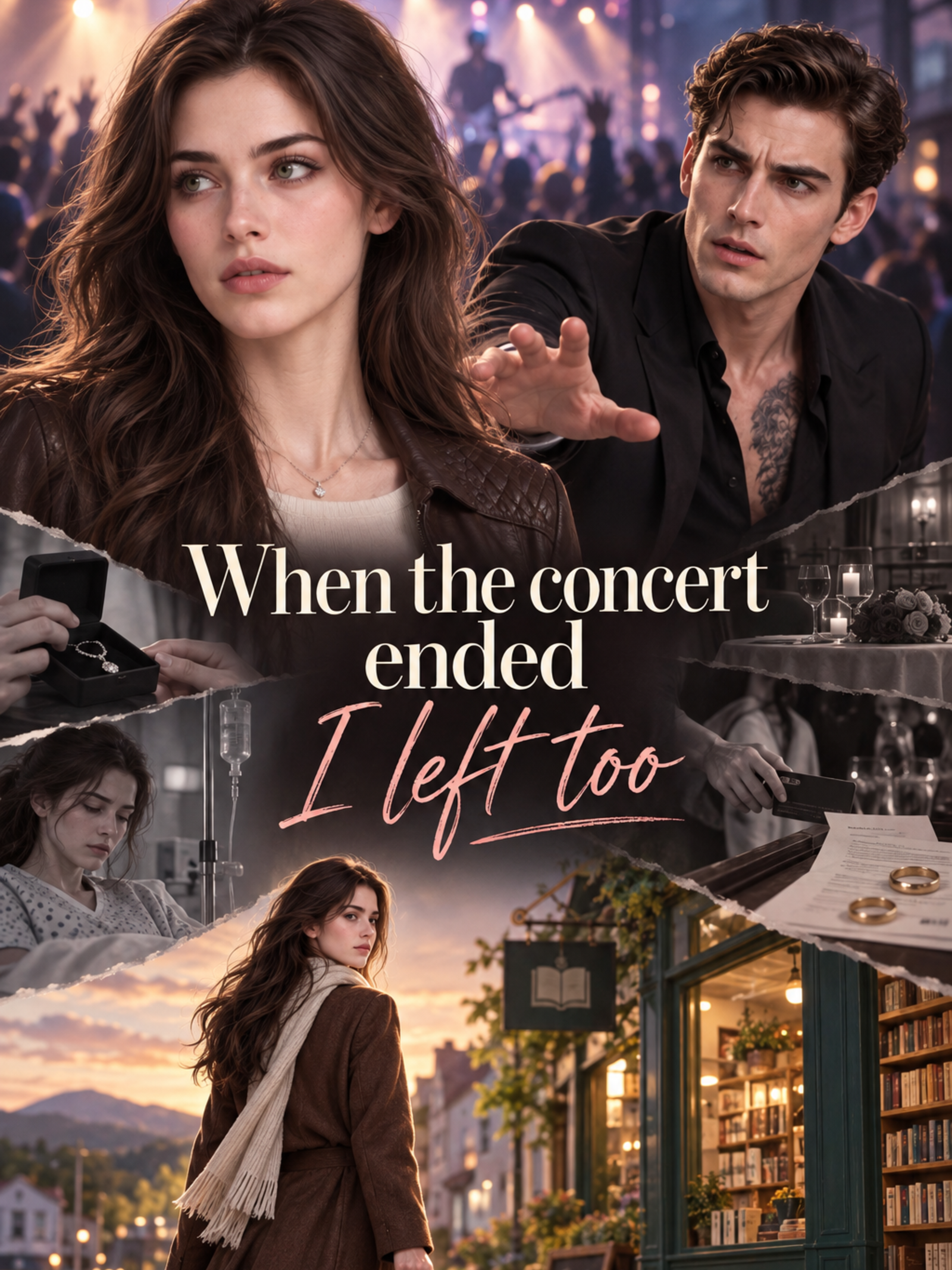 When the concert ended, I left too