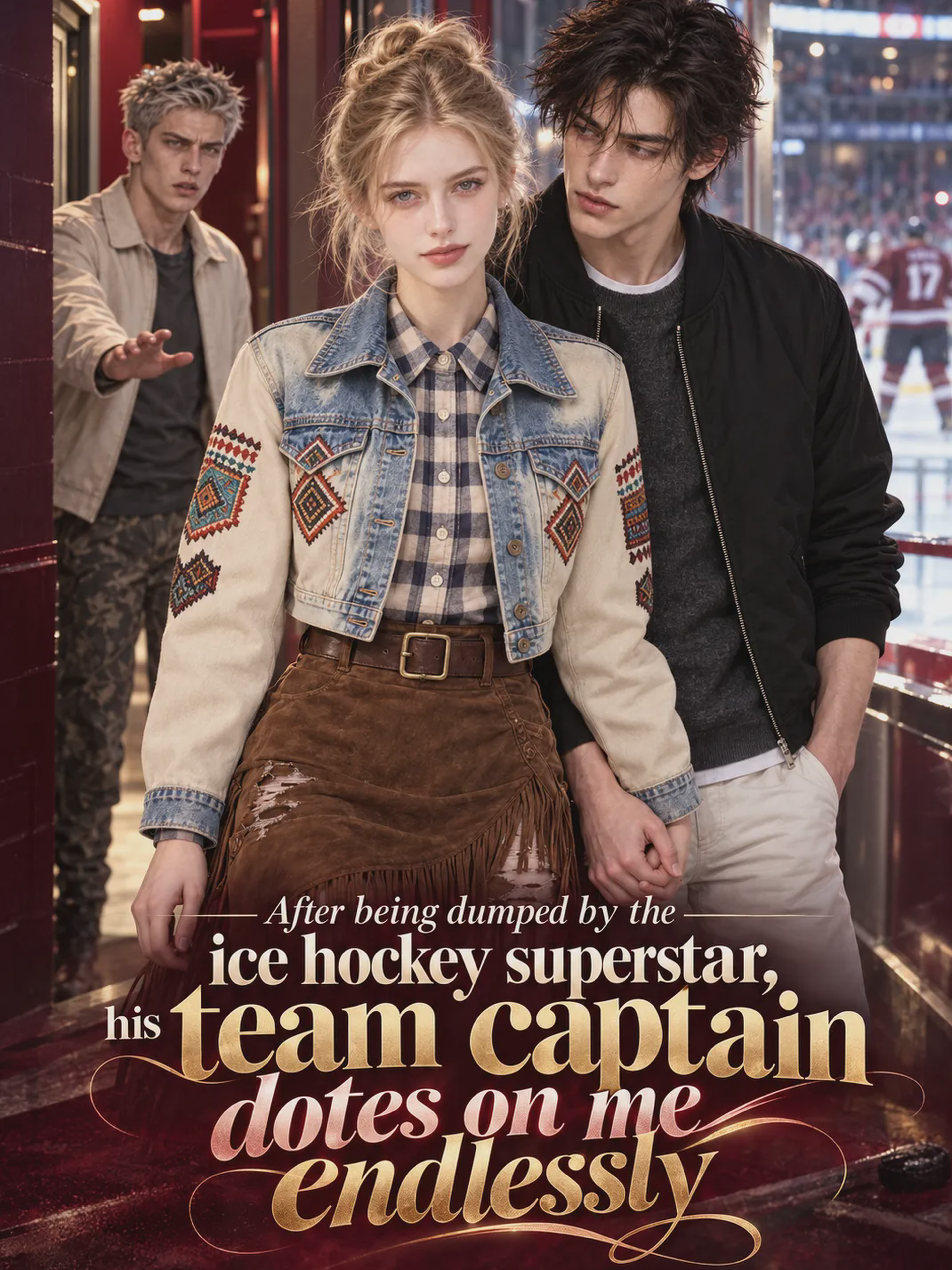 After being dumped by the ice hockey superstar, his team captain dotes on me endlessly