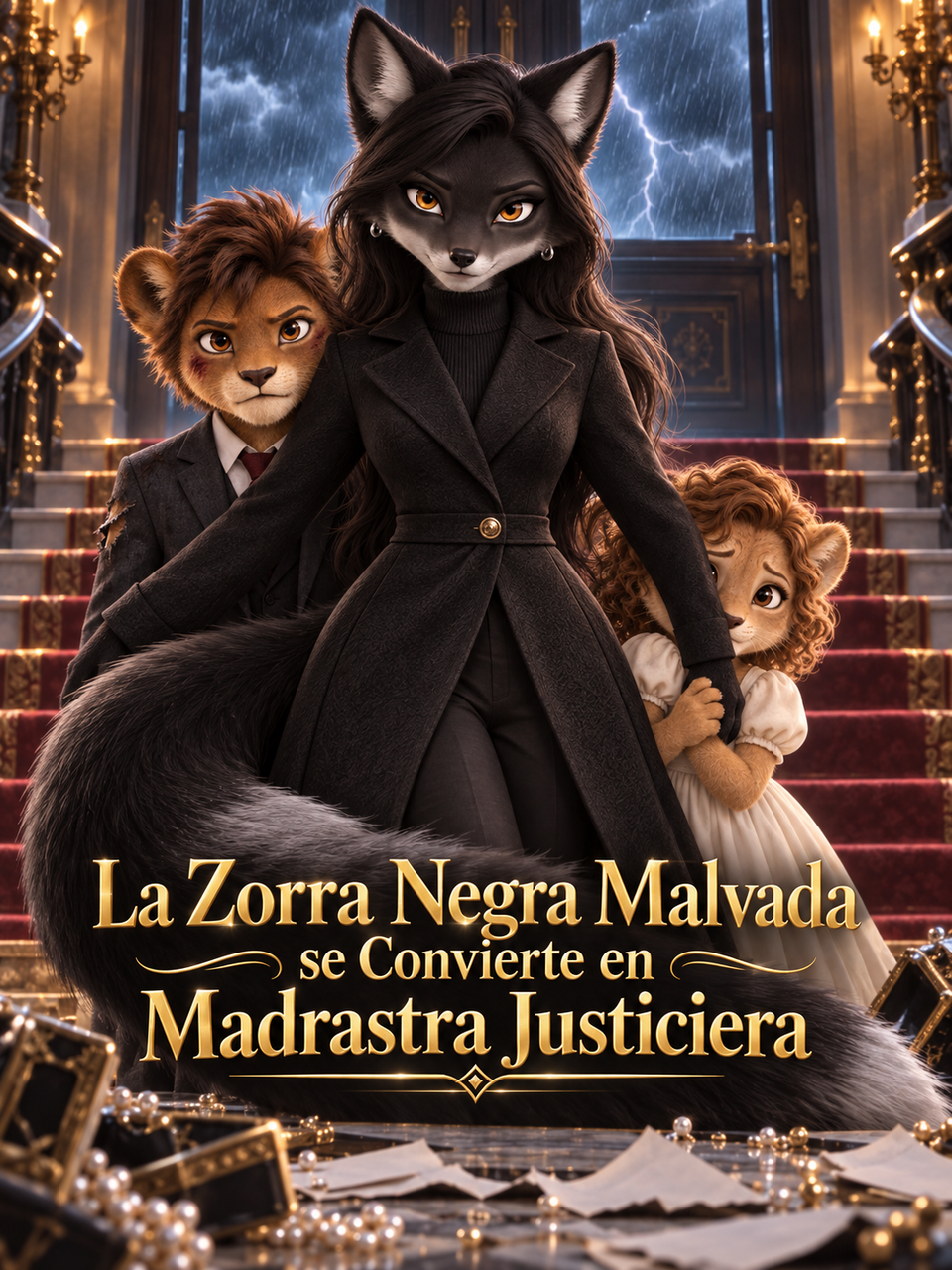 La Zorra Negra Malvada se Convierte en Madrastra Justiciera