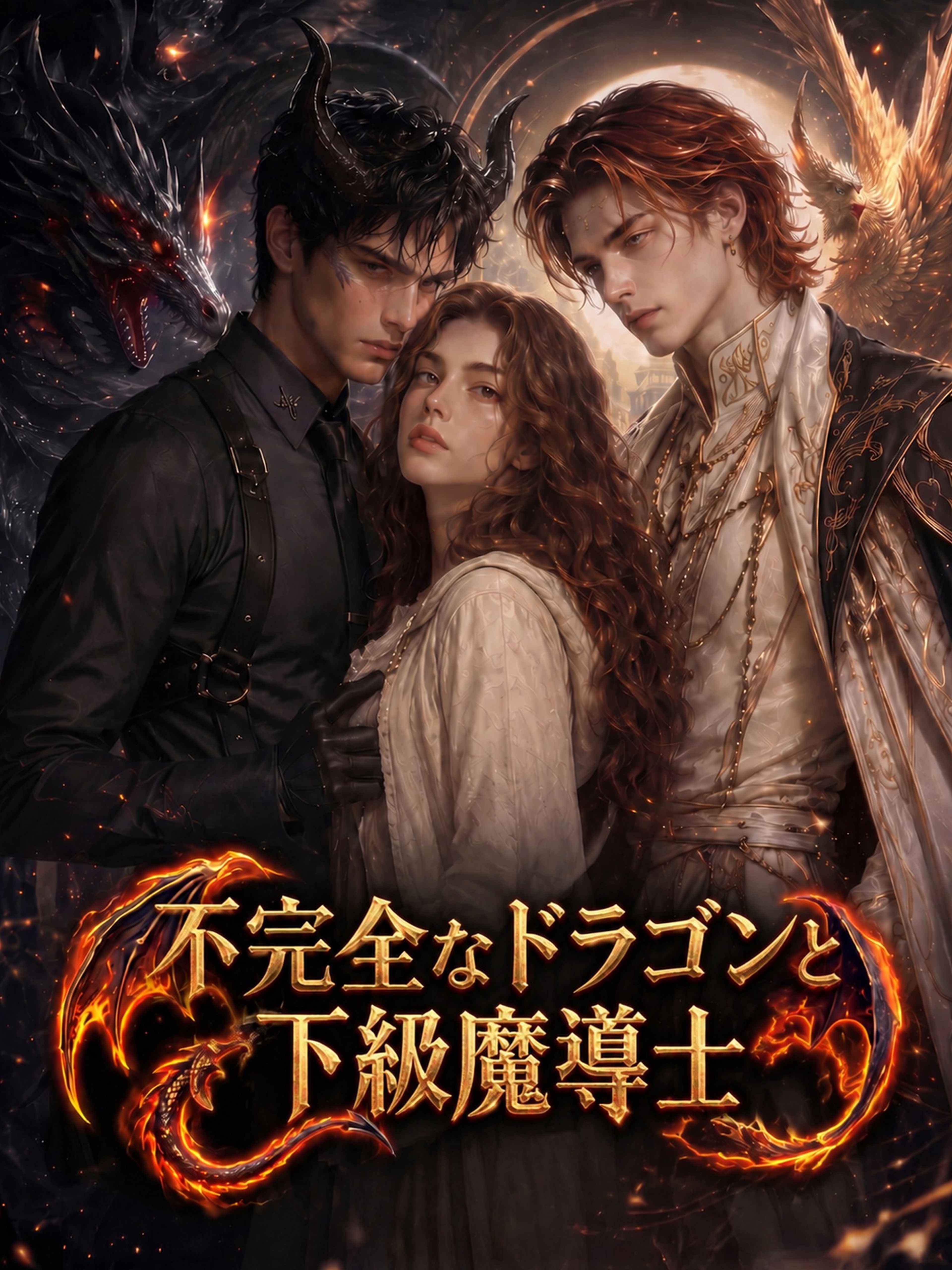 不完全なドラゴンと下級魔導士