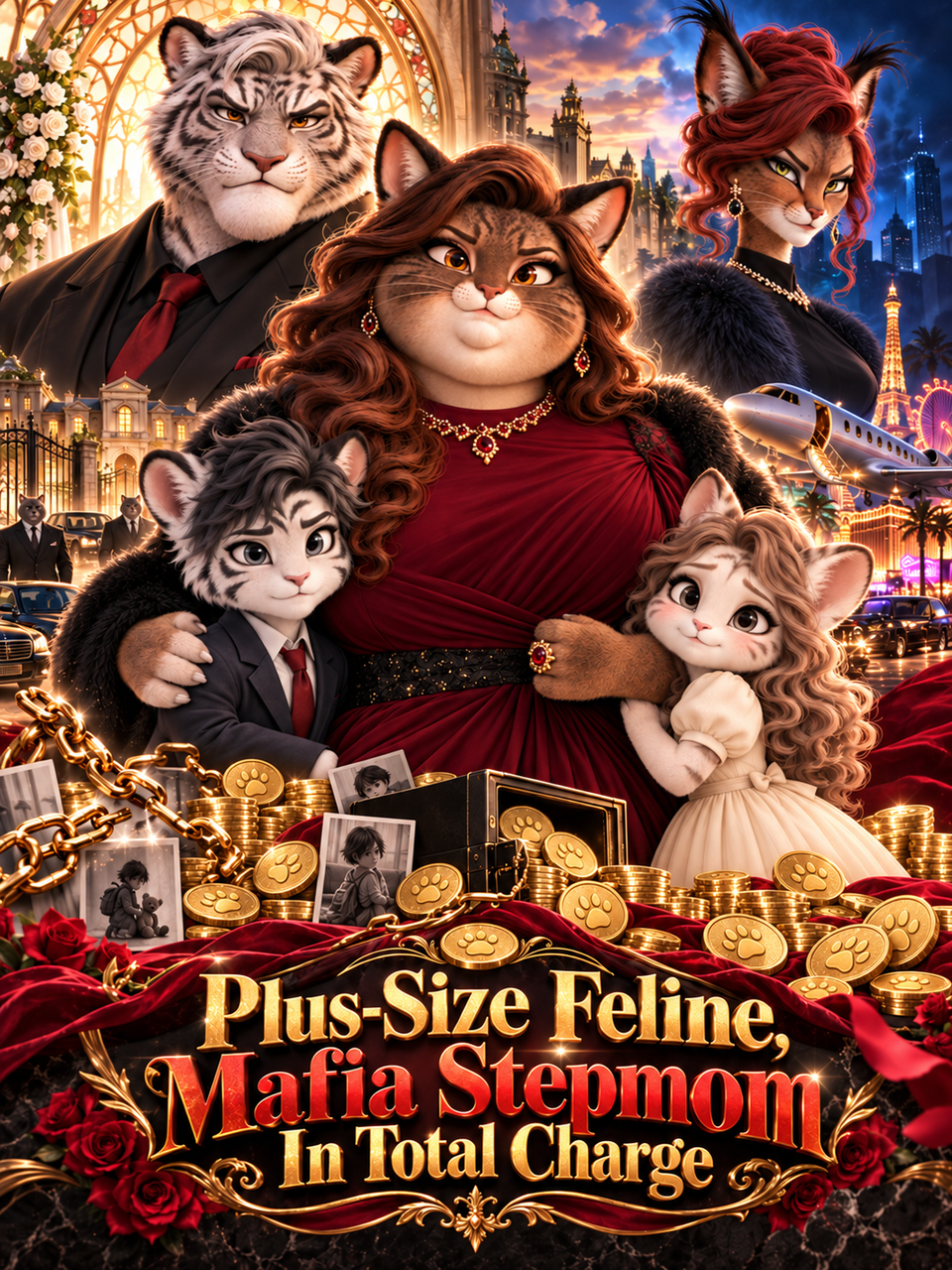 Plus-Size Feline, Mafia Stepmom In Total Charge