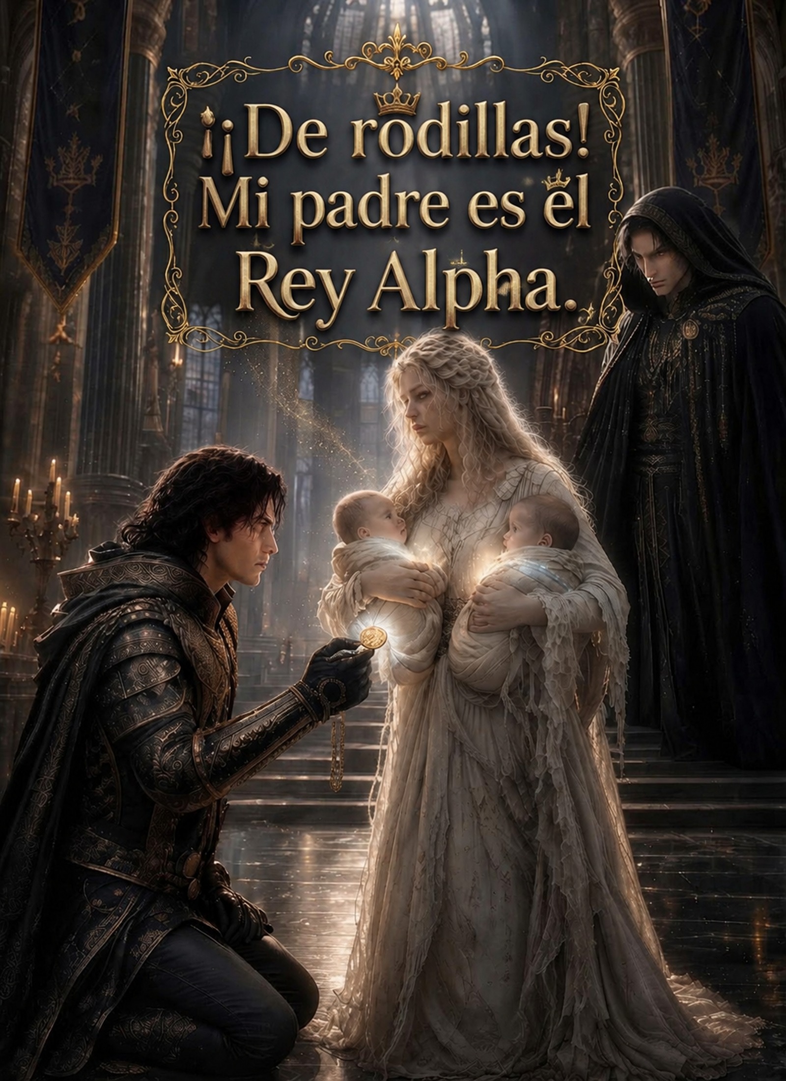 [Doblado]¡De rodillas! Mi padre es el Rey Alpha