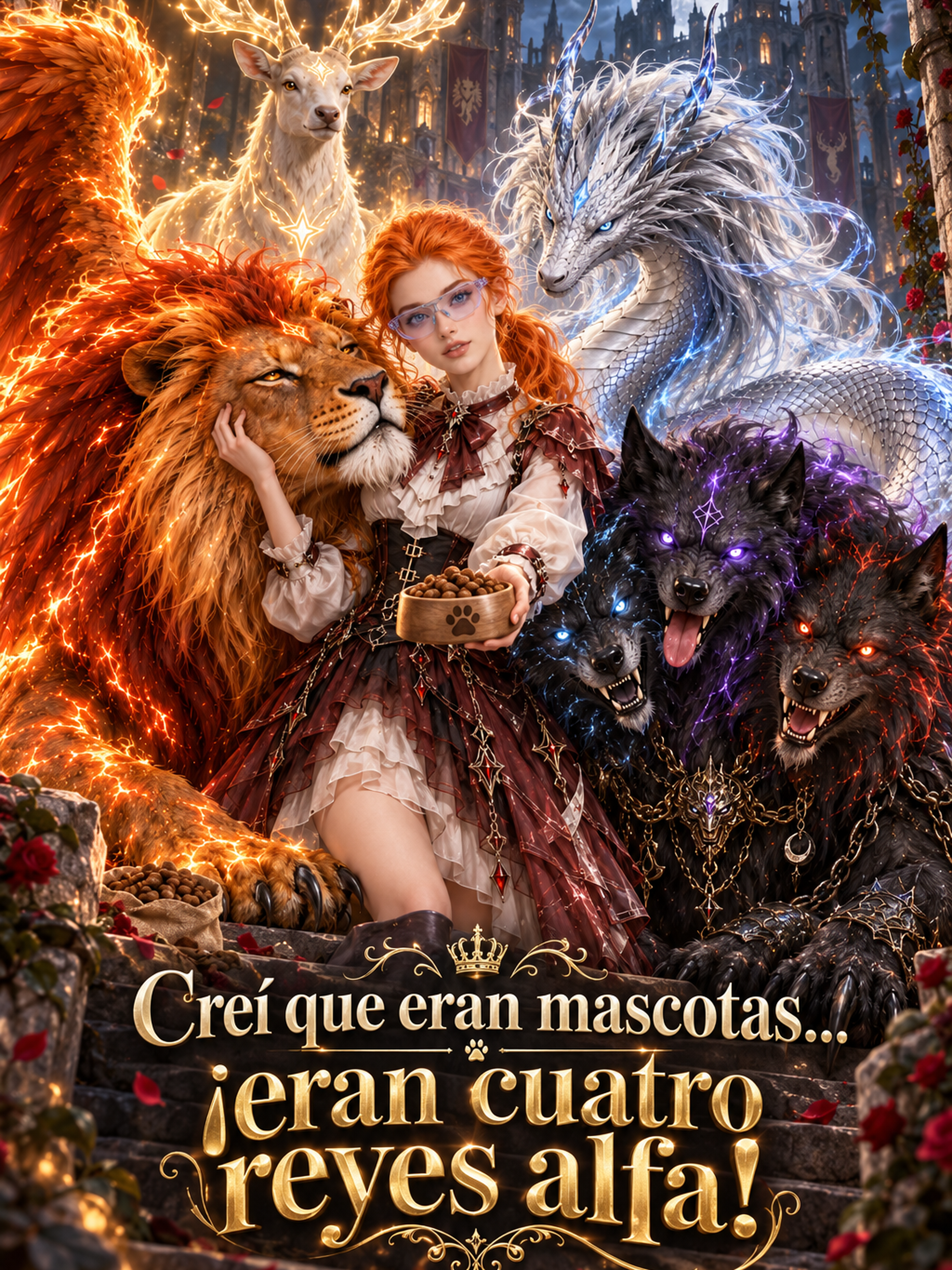 Creí que eran mascotas… ¡eran cuatro reyes alfa!