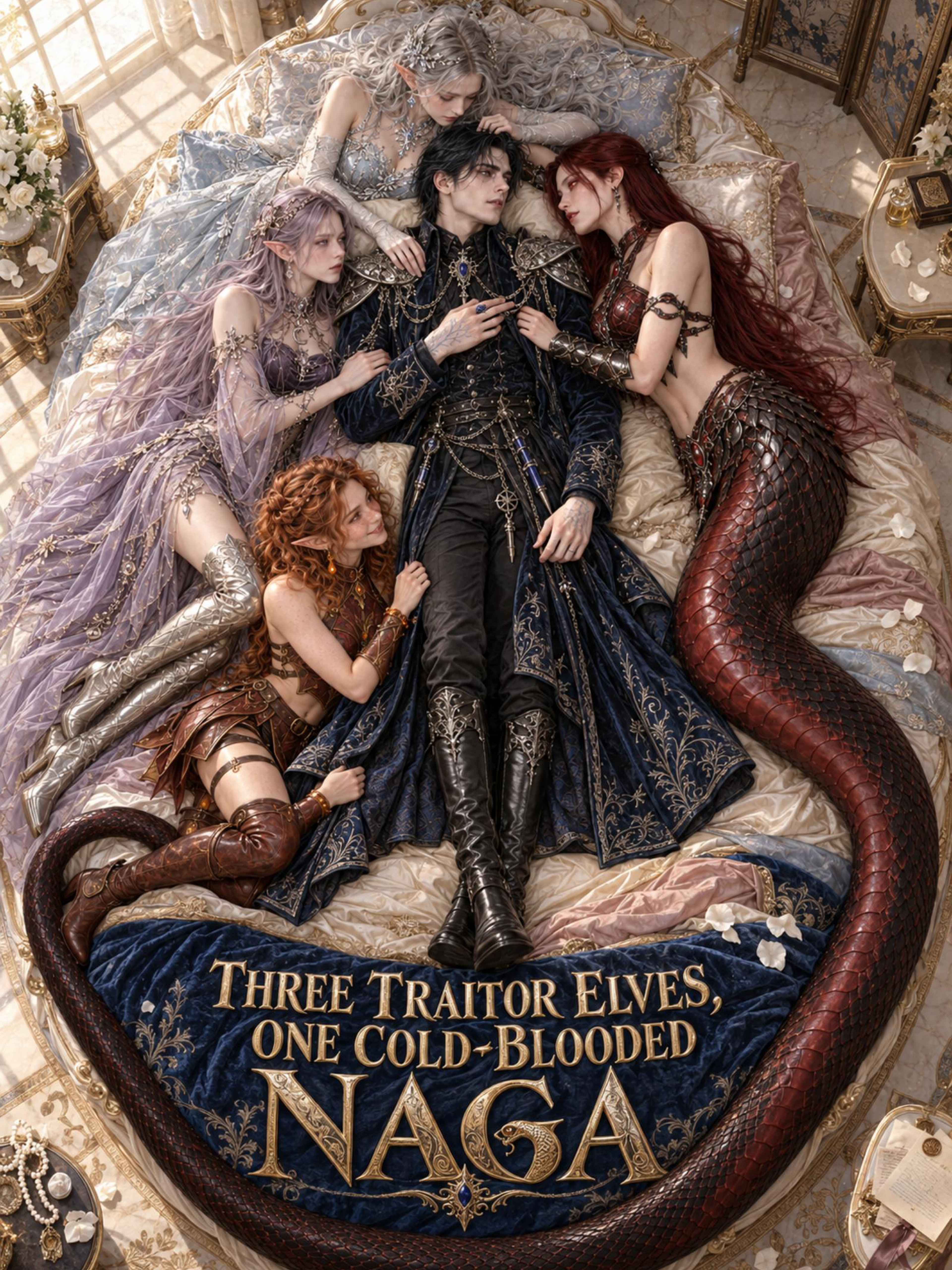 Three Traitor Elves, One Cold-Blooded Naga