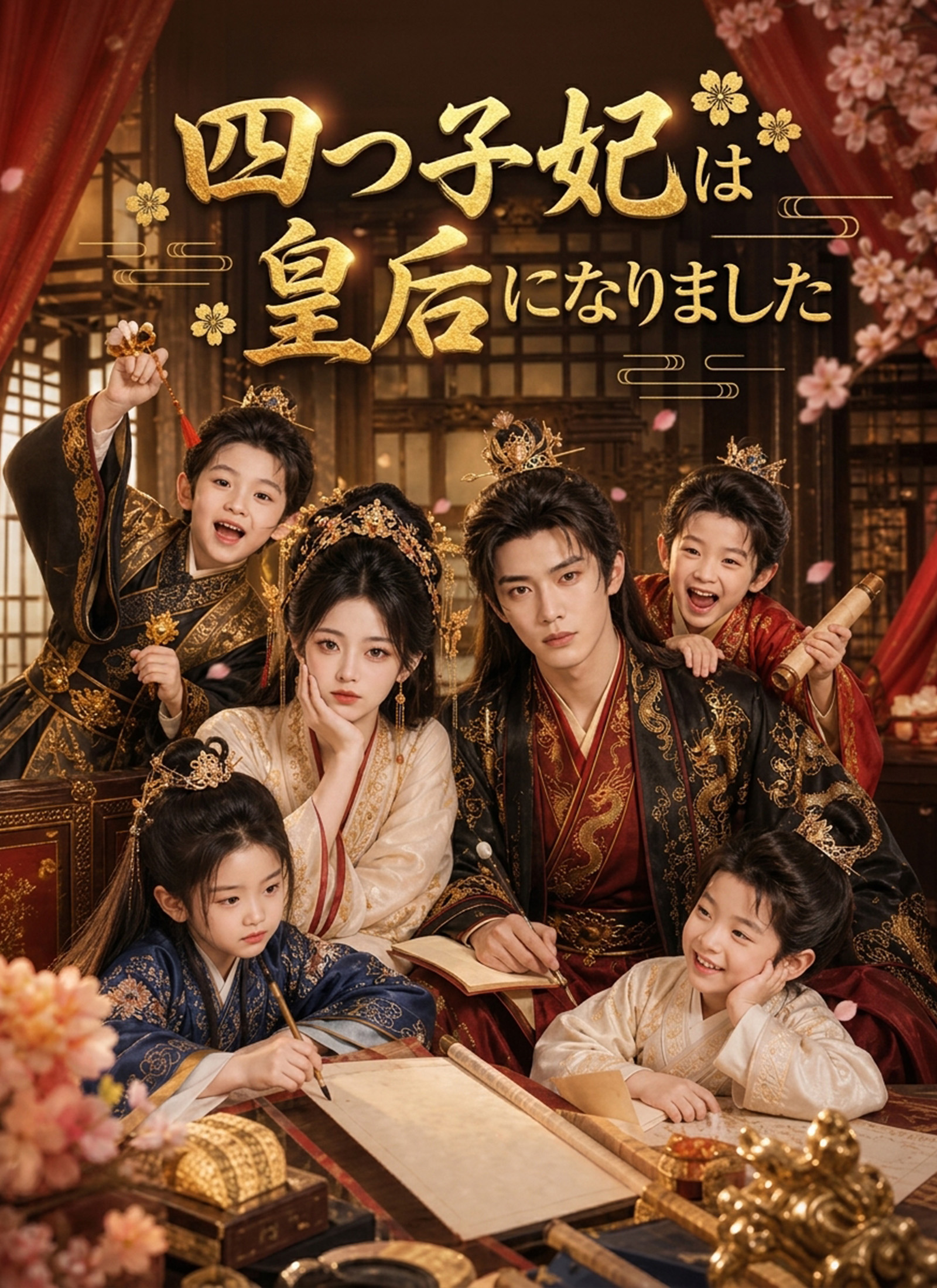 四つ子妃は皇后になりました