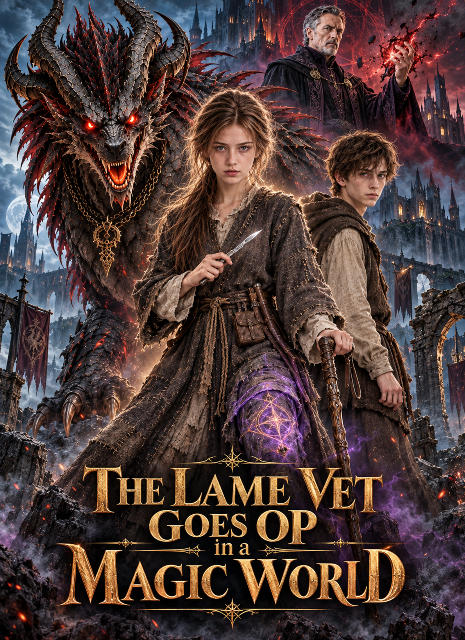 The Lame Vet Goes OP in a Magic World