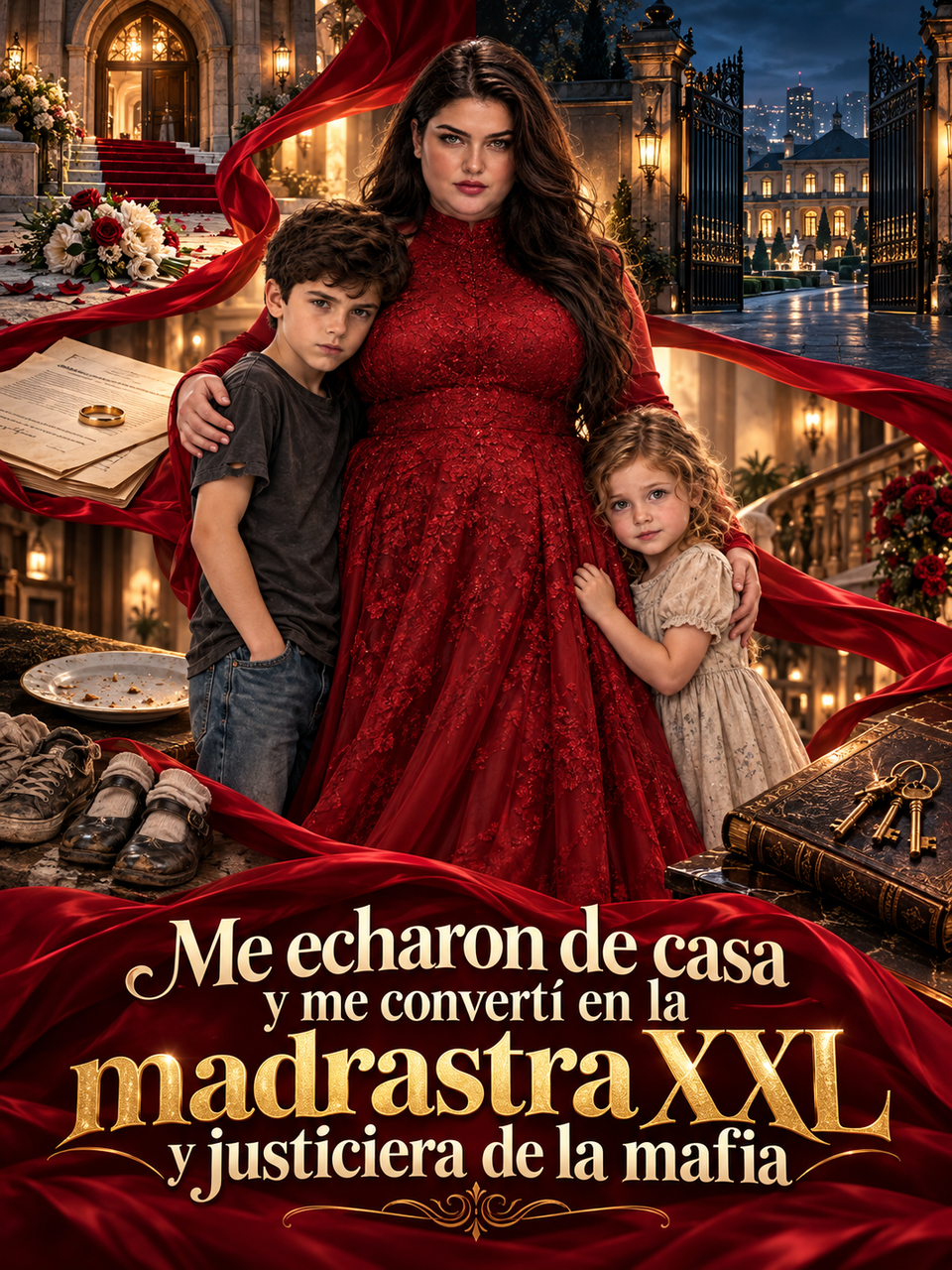 Me echaron de casa y me convertí en la madrastra XXL y justiciera de la mafia