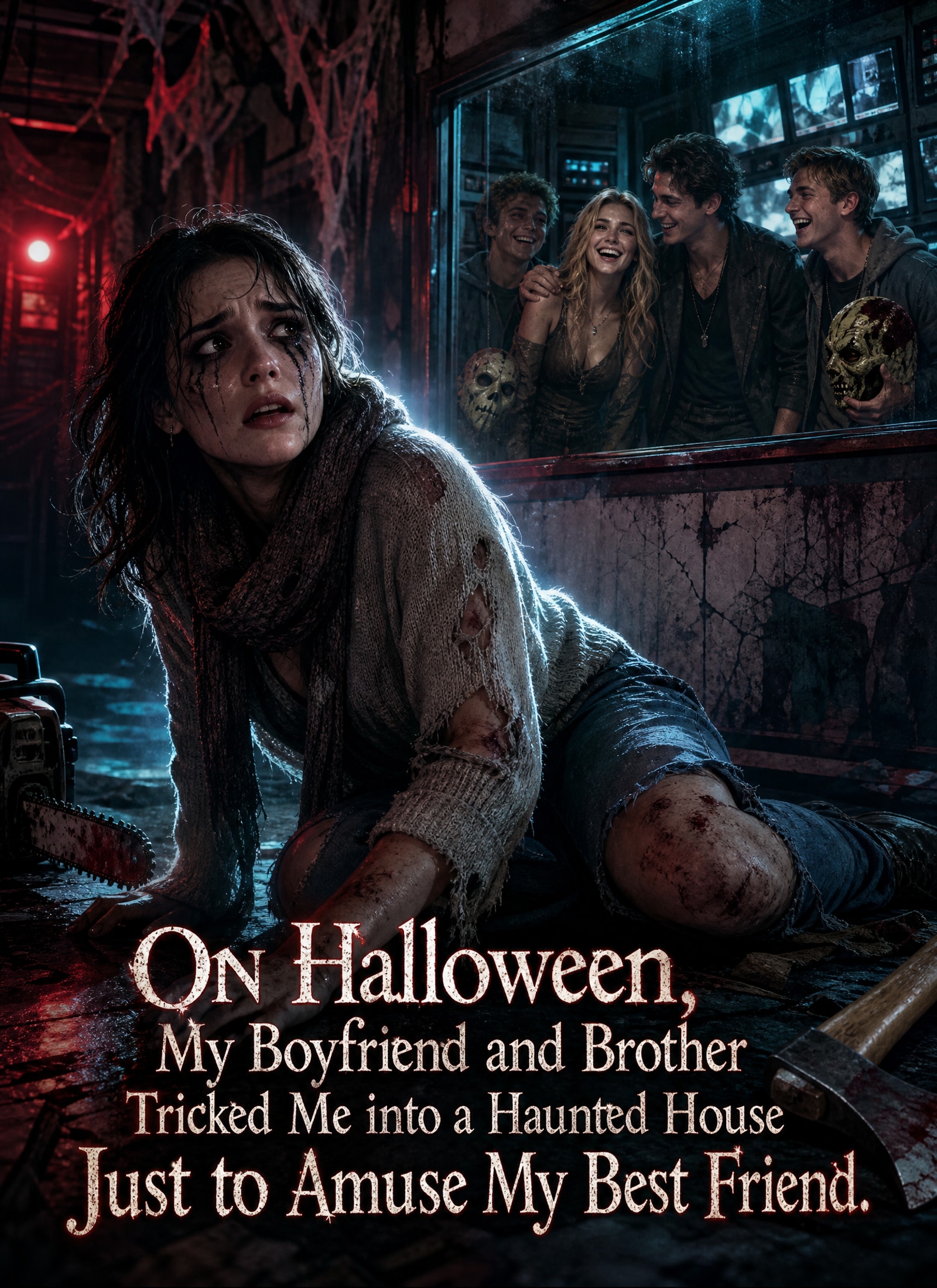 On Halloween, My Boyfriend and Brother Tricked Me into a Haunted House Just to Amuse My Best Friend